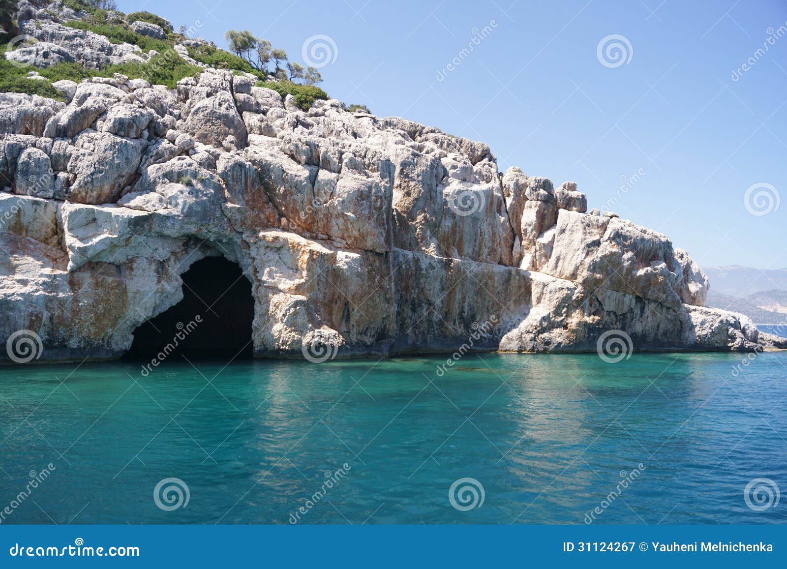 Pirates cave stock image. Image of cave, rocks, rock 31124267
