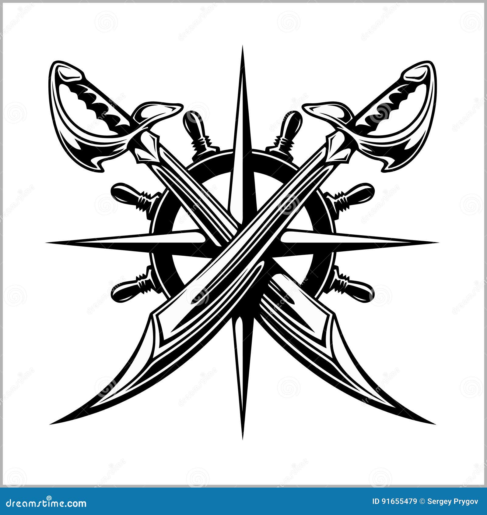 Crossed Swords and Sabers, Vectors