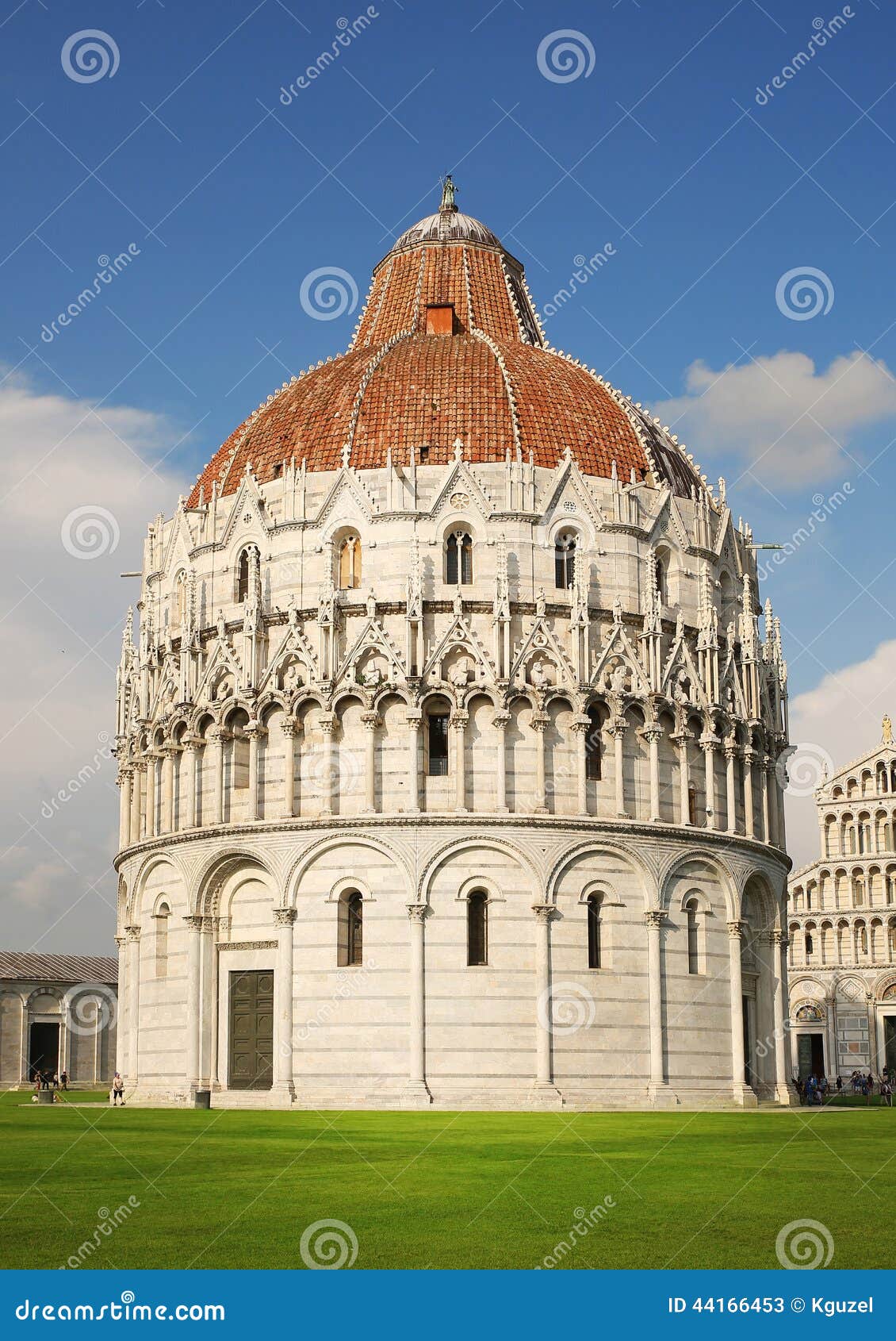 pisa. baptistry cathedral, italy