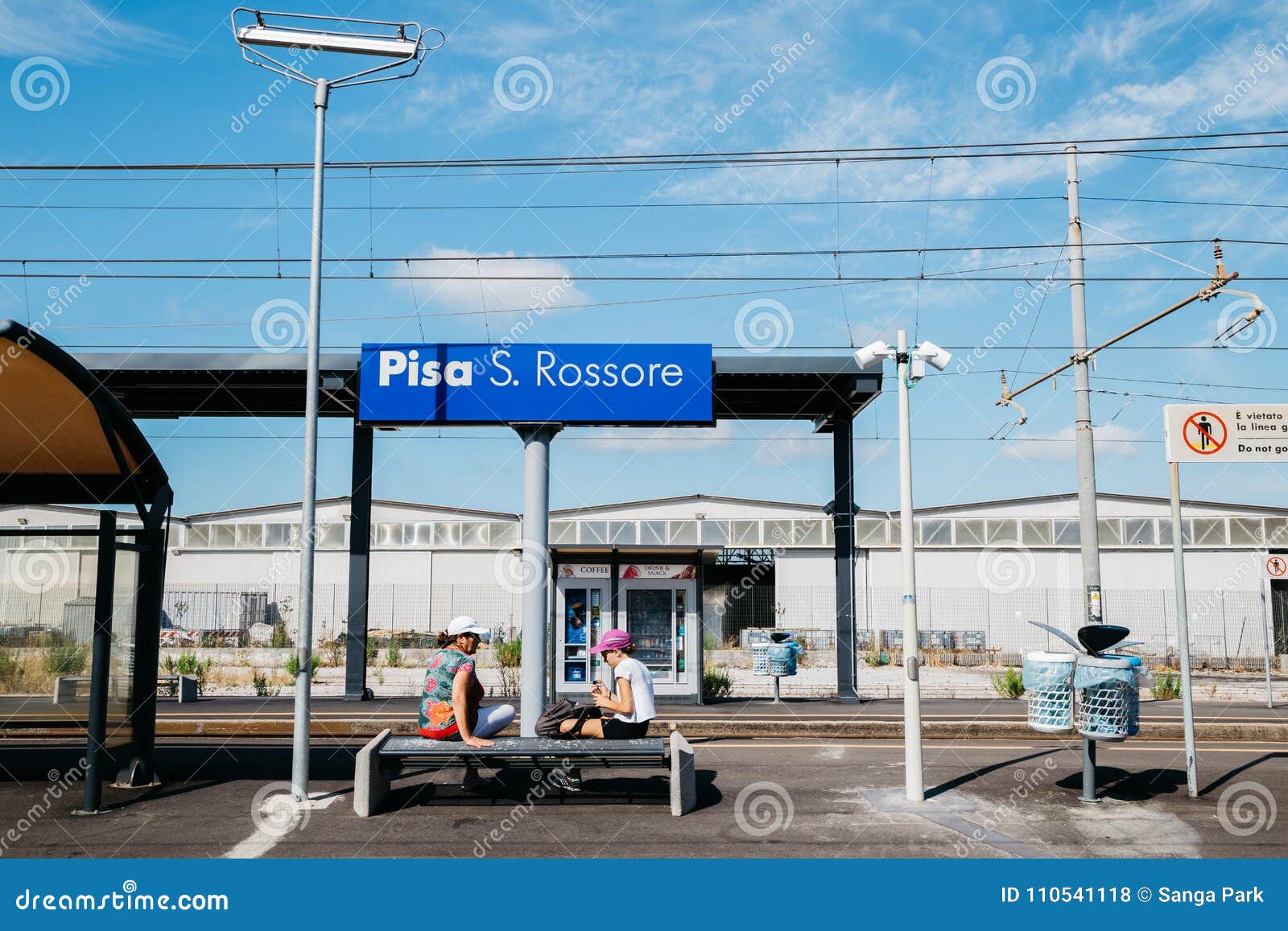 Pisa S.Rossore Train Station in Italy Editorial Stock Photo - Image of ...