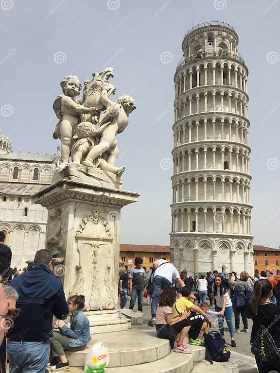 Pisa Italy this Place Has the Most Beautiful Statue Editorial Stock