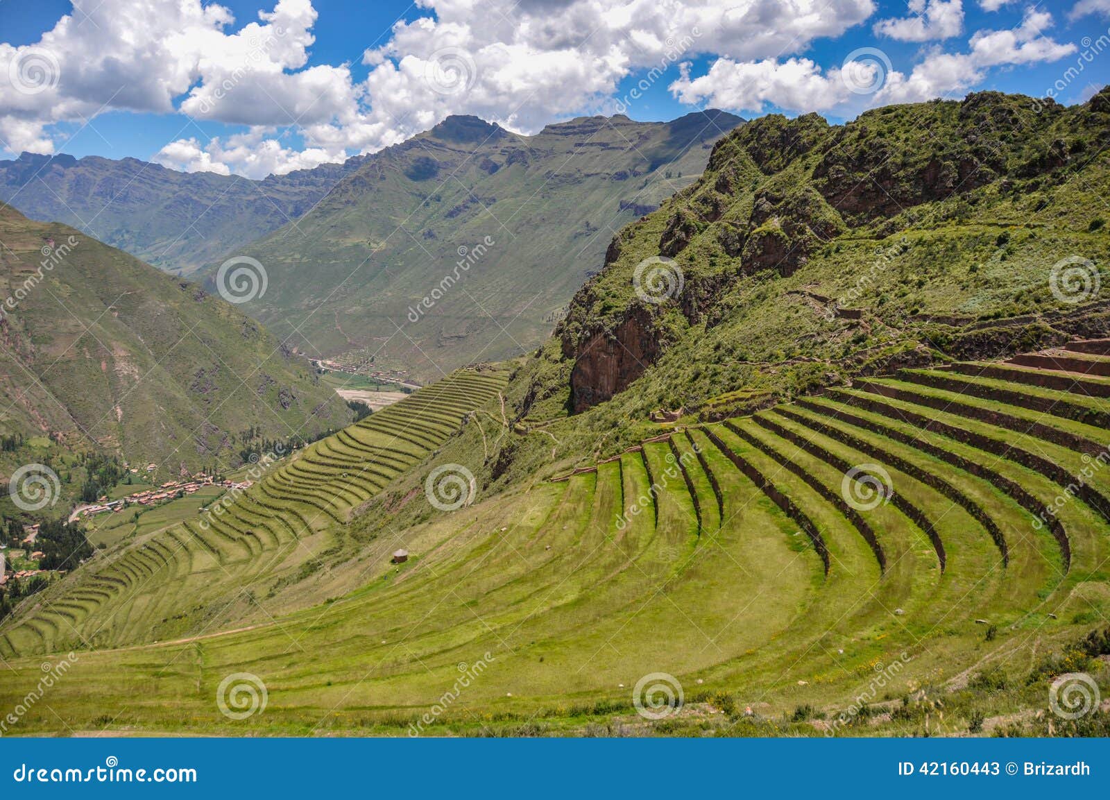 pisac incas ruins, sacred valley, peru