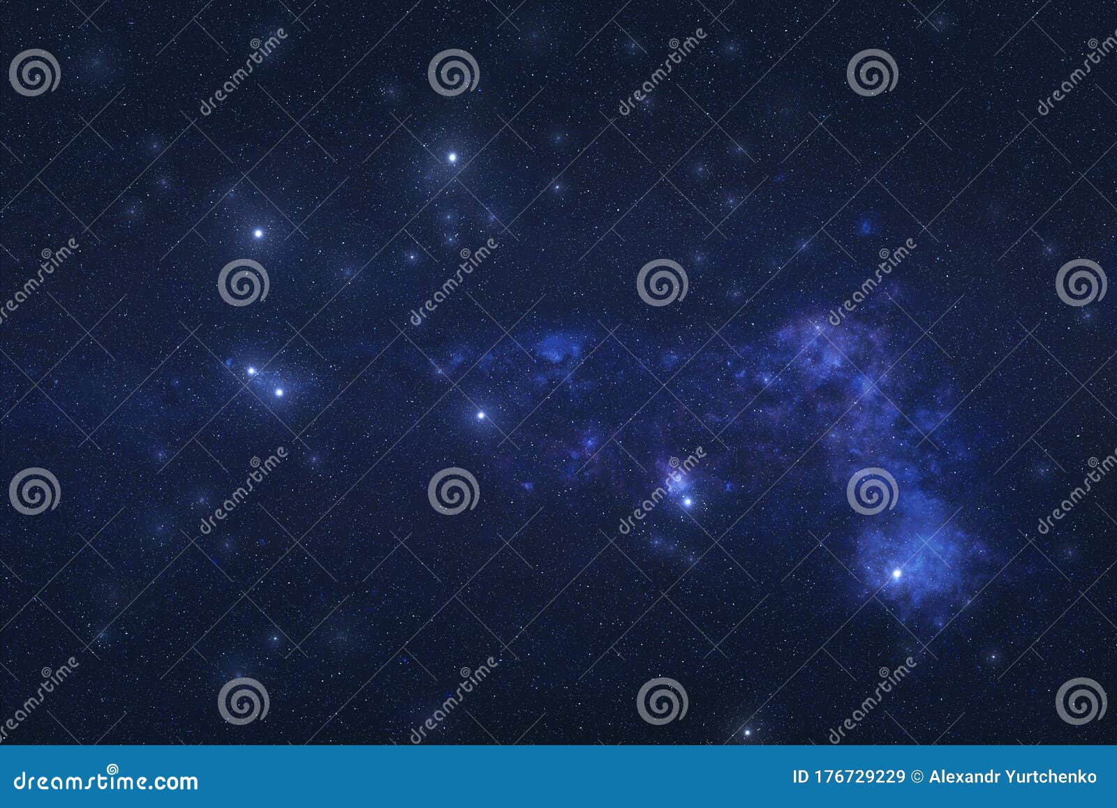 piscis austrinus constellation in outer space.