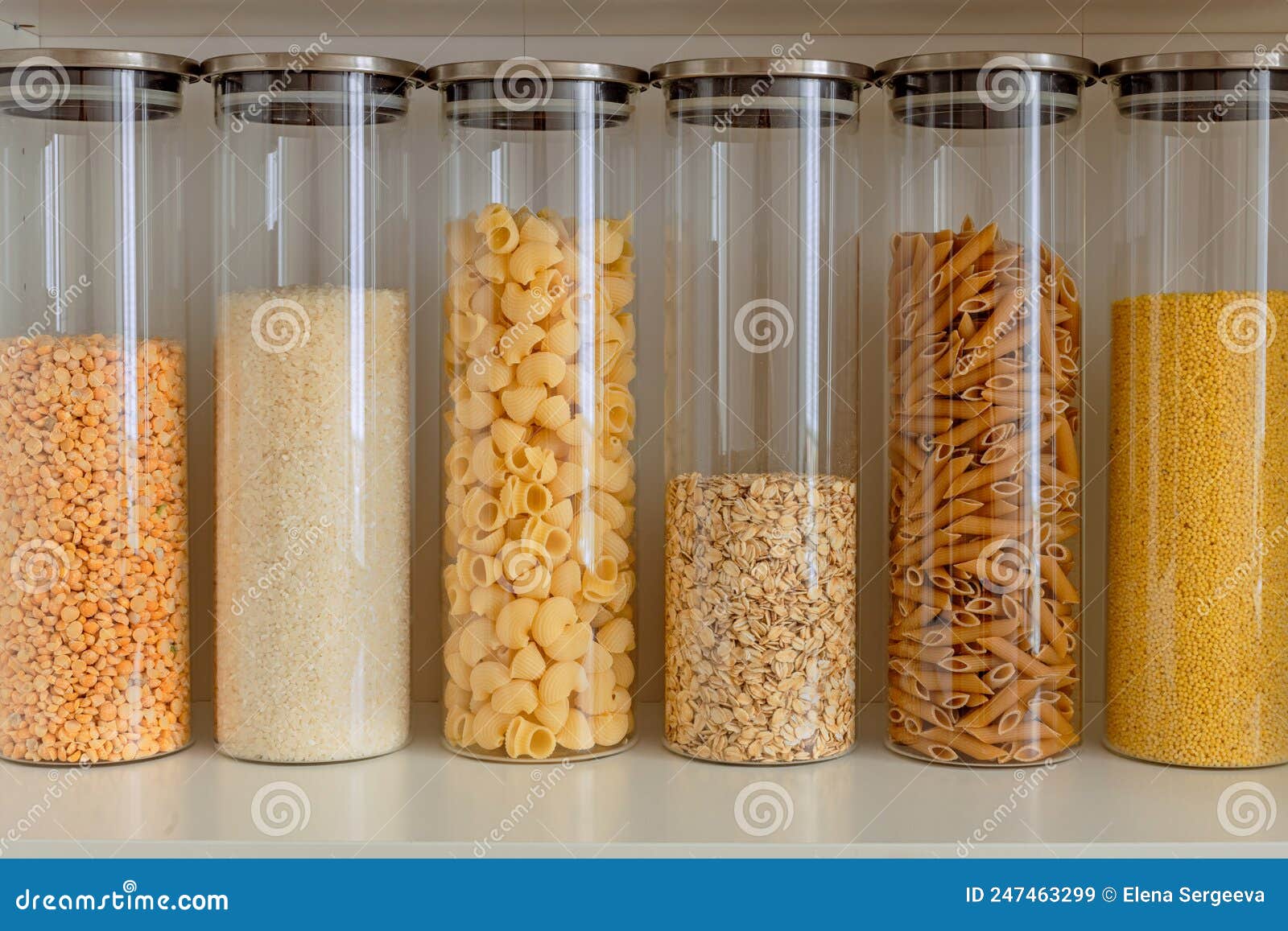 Piselli Di Riso Pasta Avena Semi Di Cereali in Contenitori