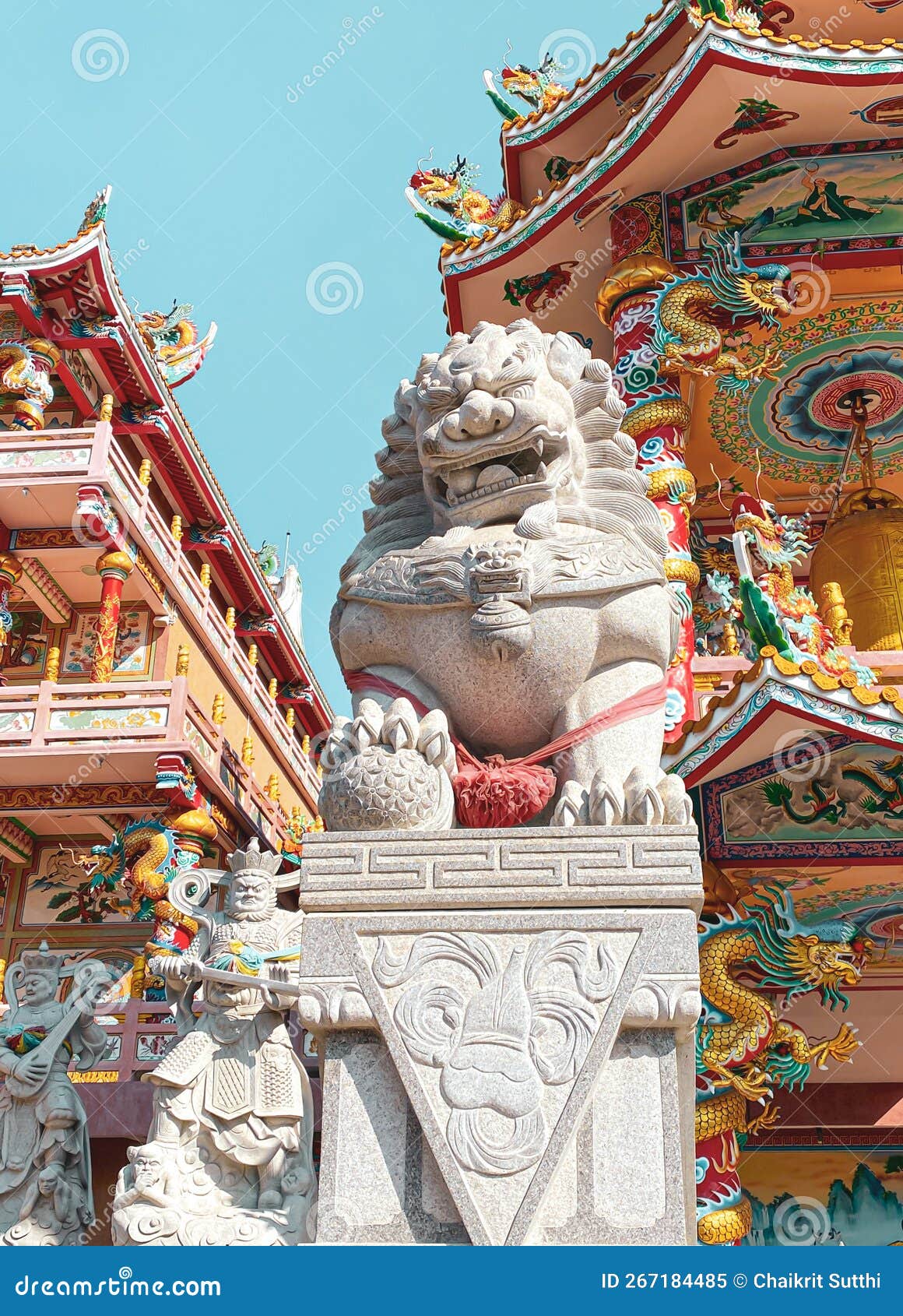 pishiu或pi-yao雕像是泰国和中国 pishiu或pi-yao雕像是泰国和中国