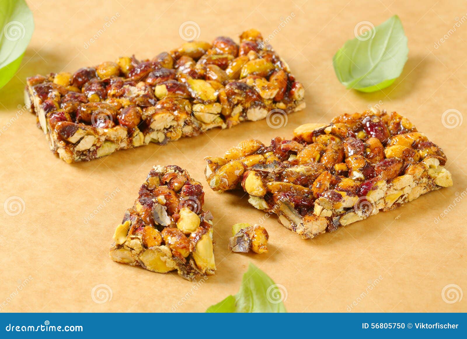 Pistachio nut bar stock photo. Image of brittle, shot 56805750