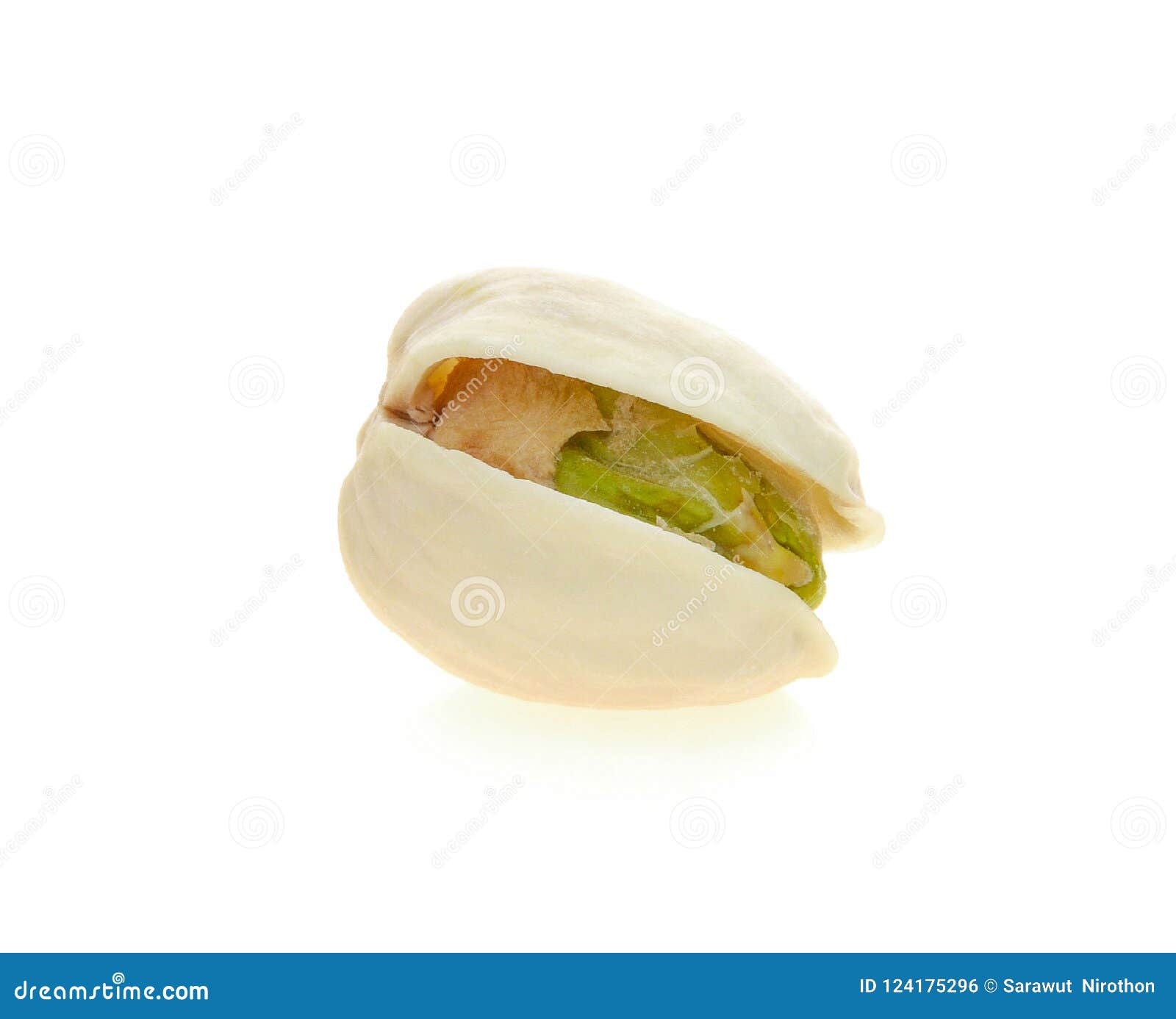 Pistachio on White Background. Stock Photo - Image of shell, kernel