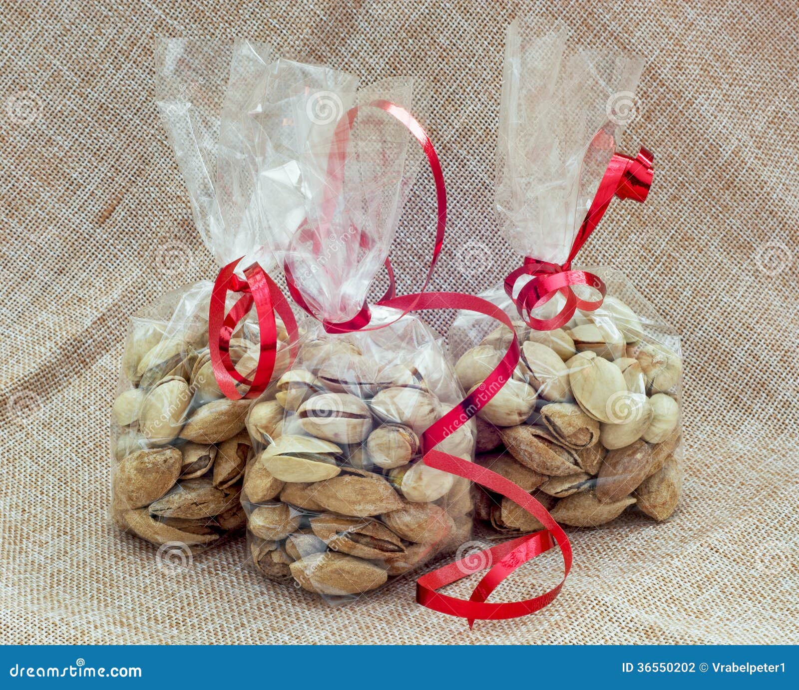 Pistachios Packed in Mini Bags Stock Photo Image of packed, portions