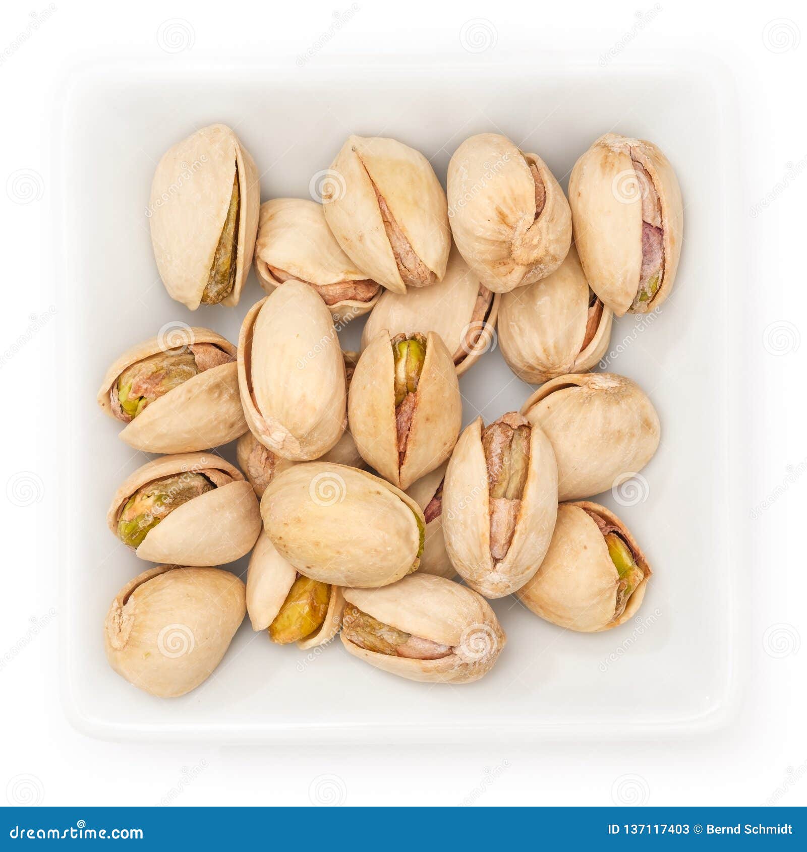 Pistachios with Shell Salted in a Bowl Stock Image Image of pistachio