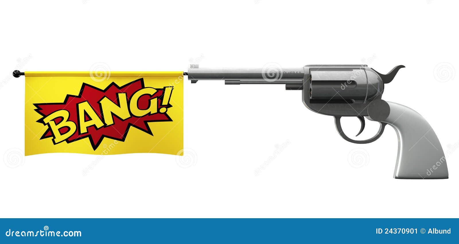 cartoon gun bang