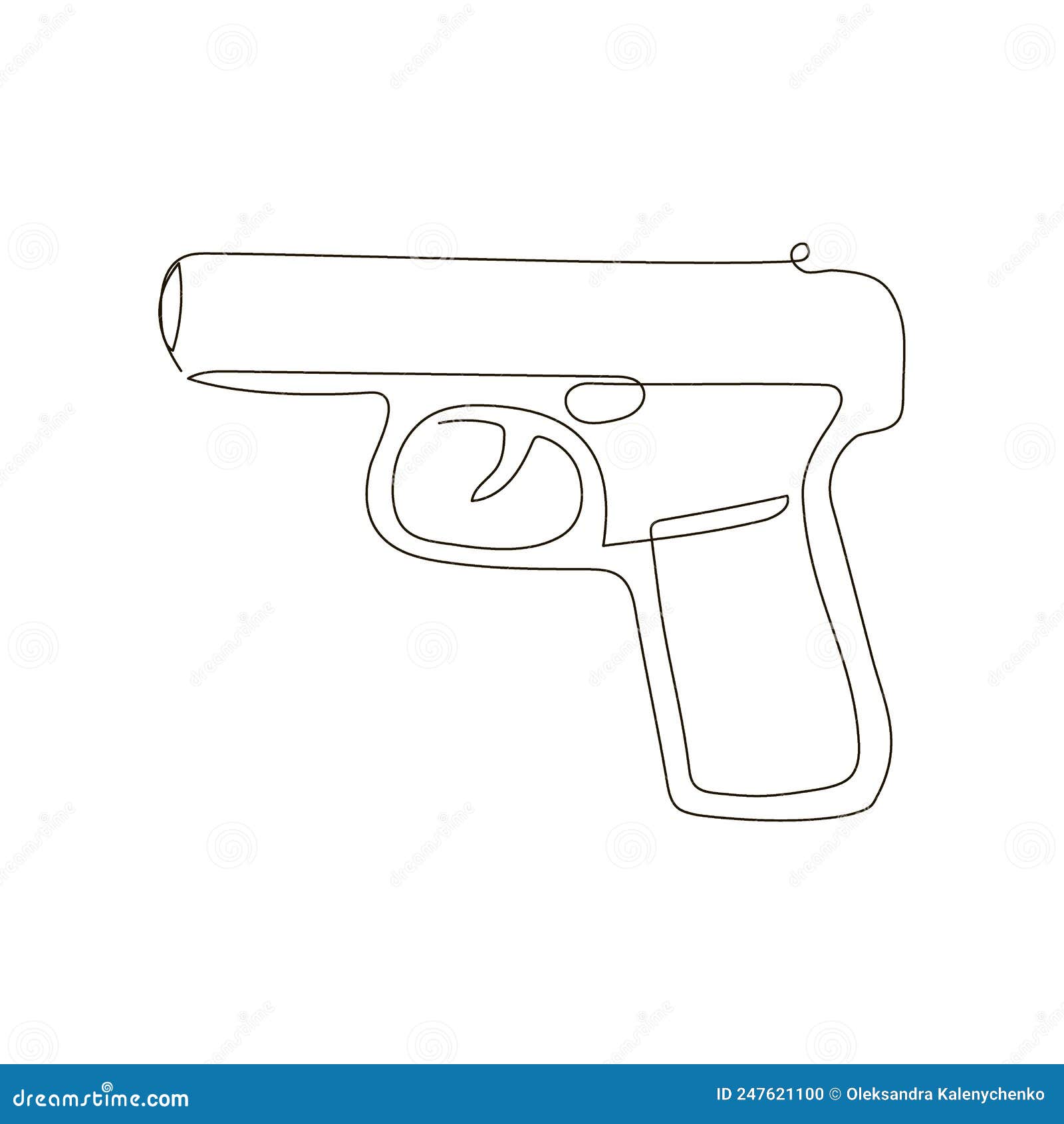 handgun drawings