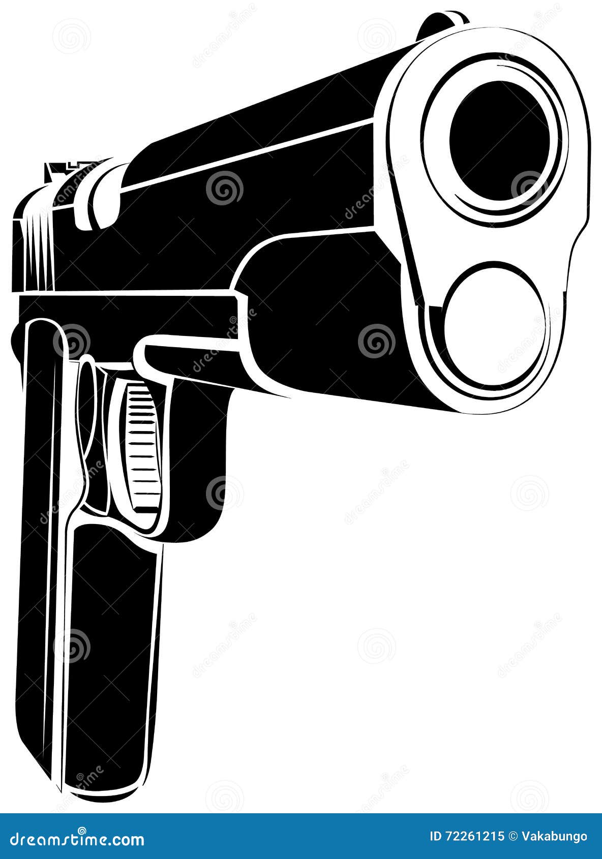 pistol 1911 gun fire 45 caliber