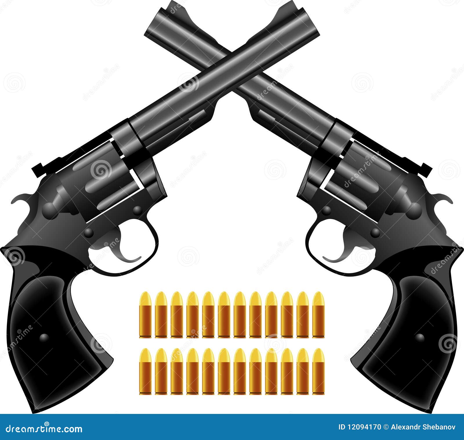 Download Pistola Um Revólver Foto de Stock - Imagem: 12094170