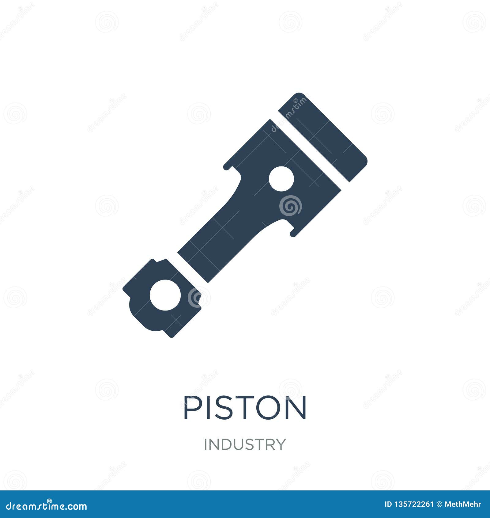 piston icon in trendy  style. piston icon  on white background. piston  icon simple and modern flat  for