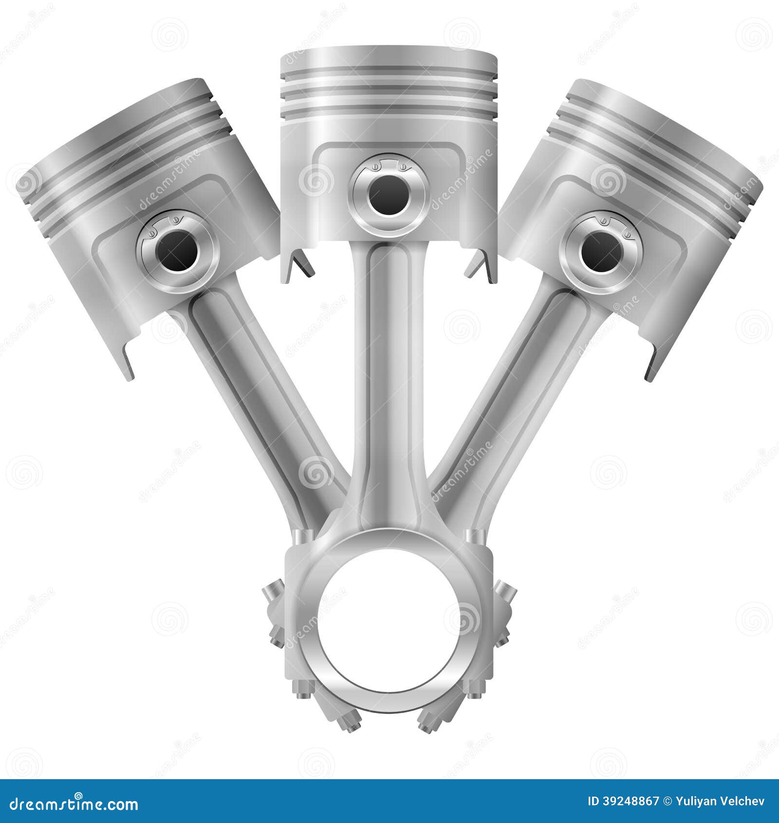 Pistones ilustración del vector. Ilustración de coche 39248867