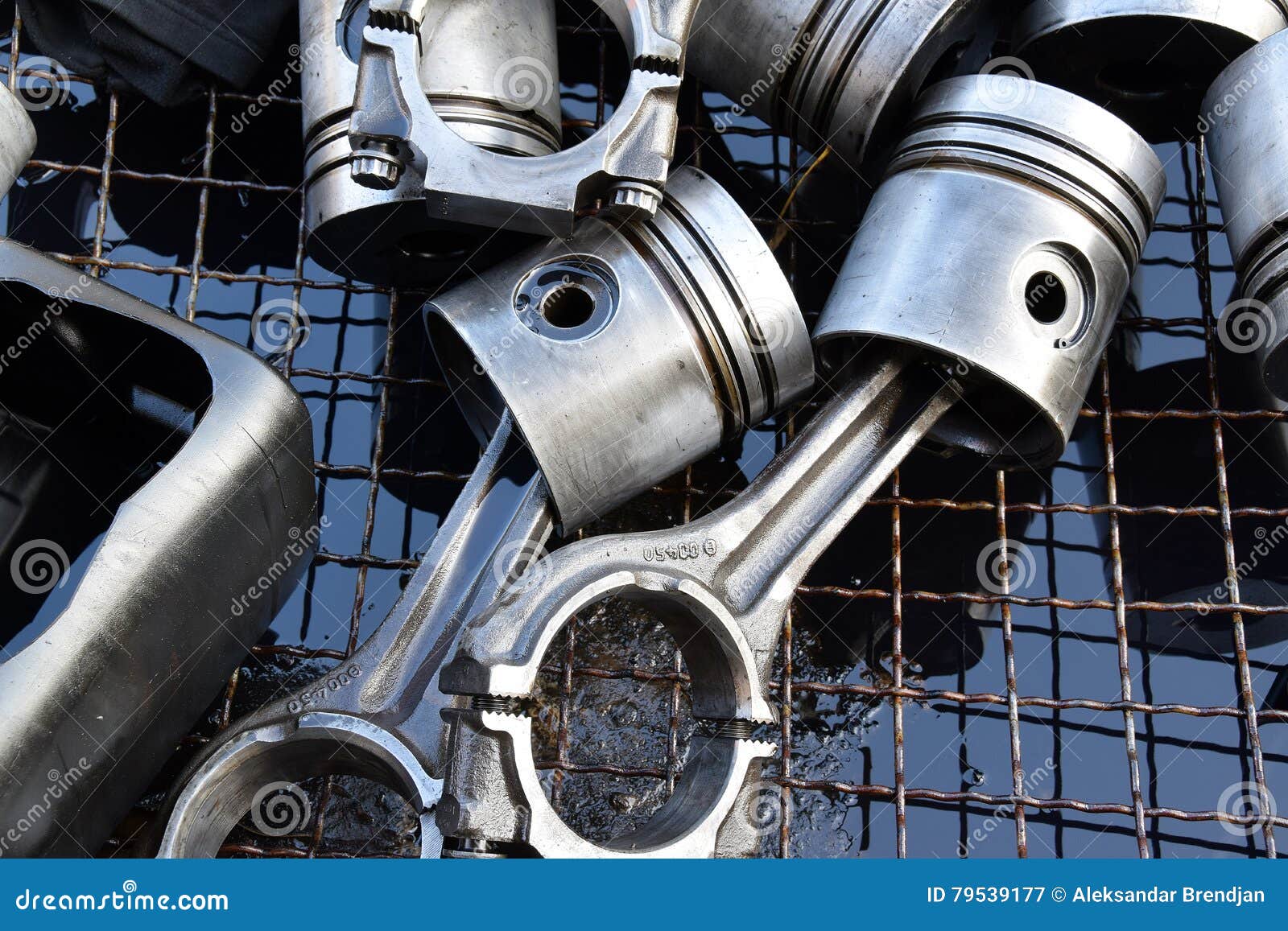 The pistons for engine stock image. Image of rhythm, truck 79539177