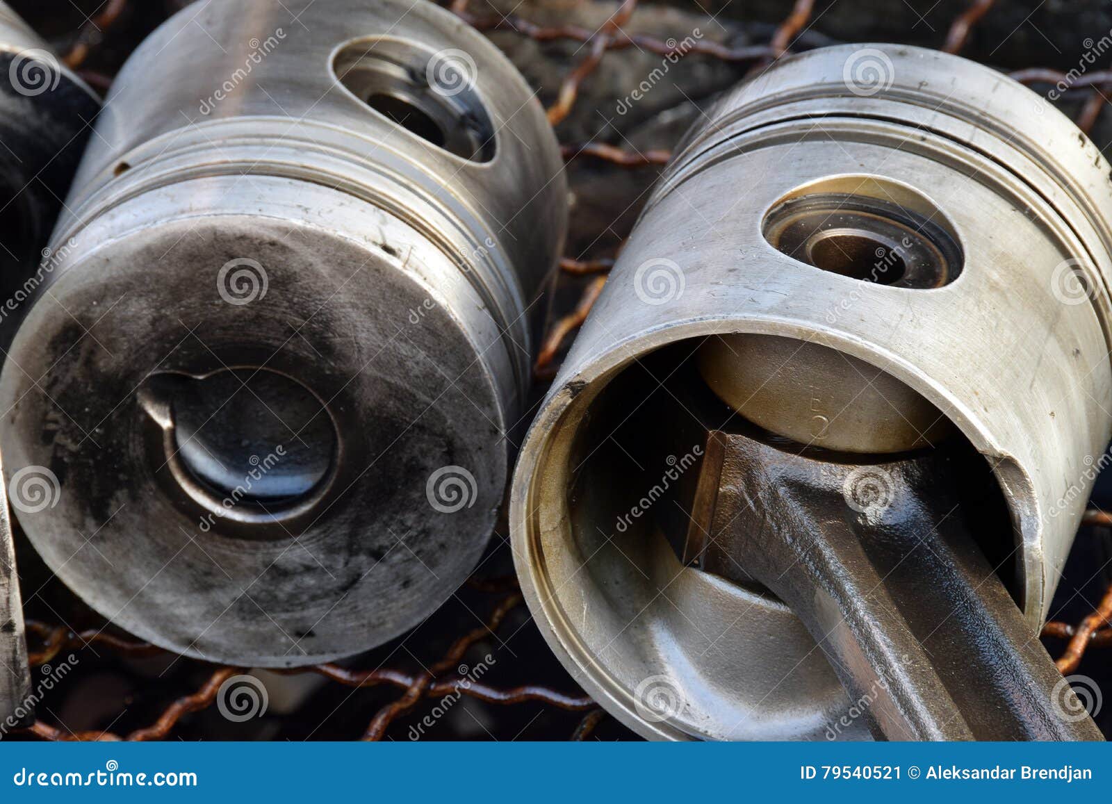 The pistons for engine stock image. Image of pistons 79540521