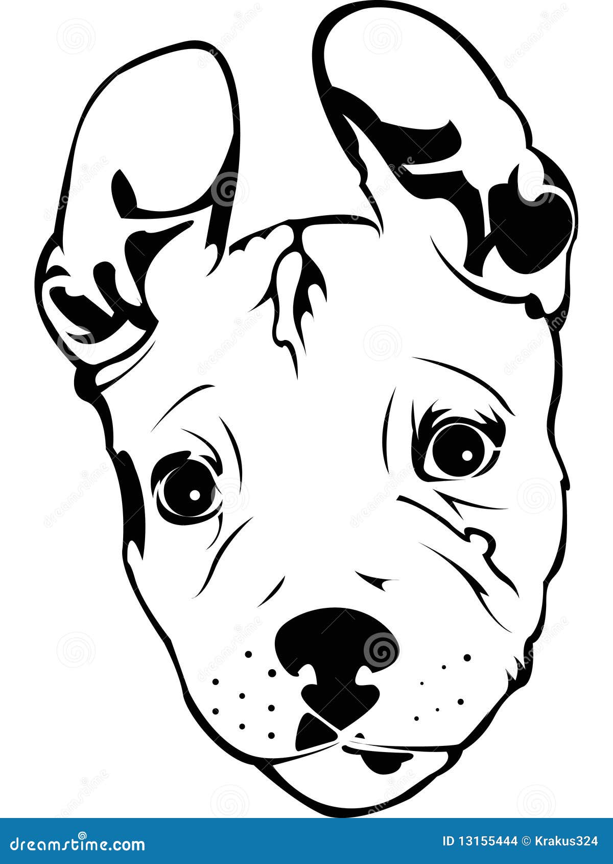 pit bull clip art