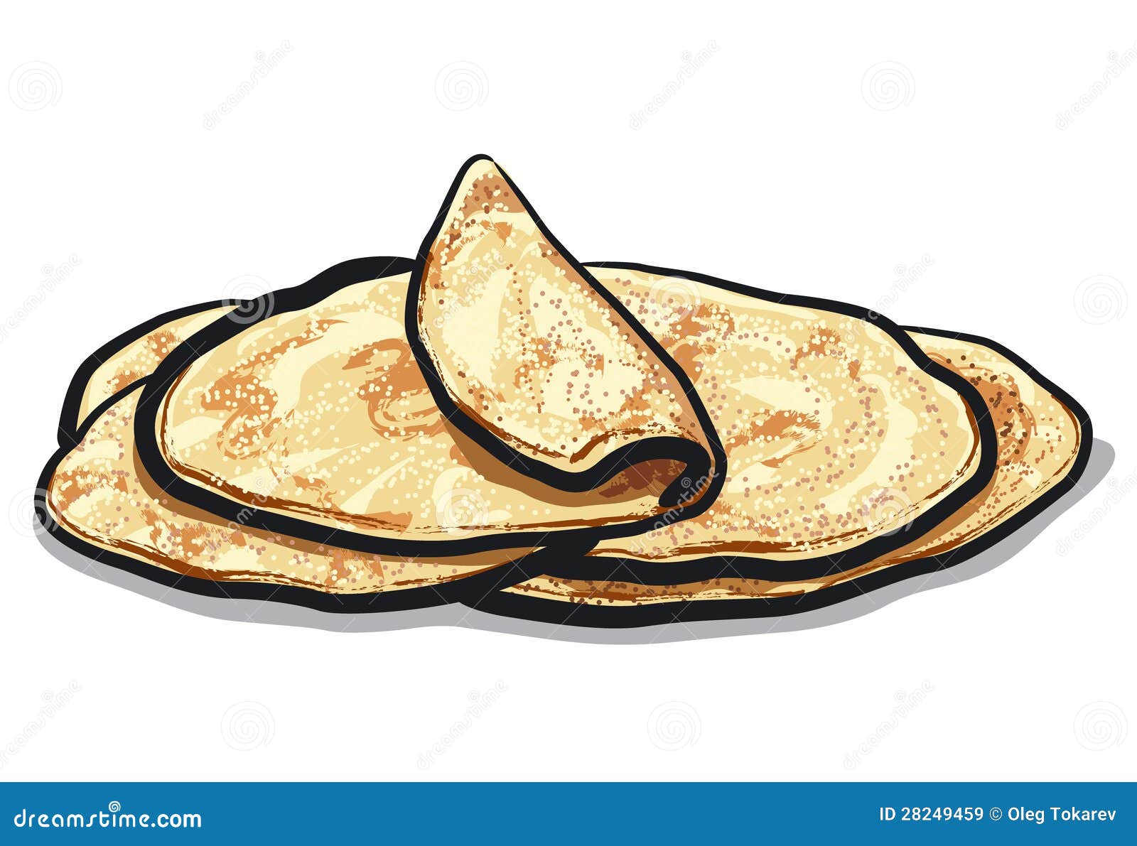 Pita bread stock illustration. Illustration of tortilla 28249459