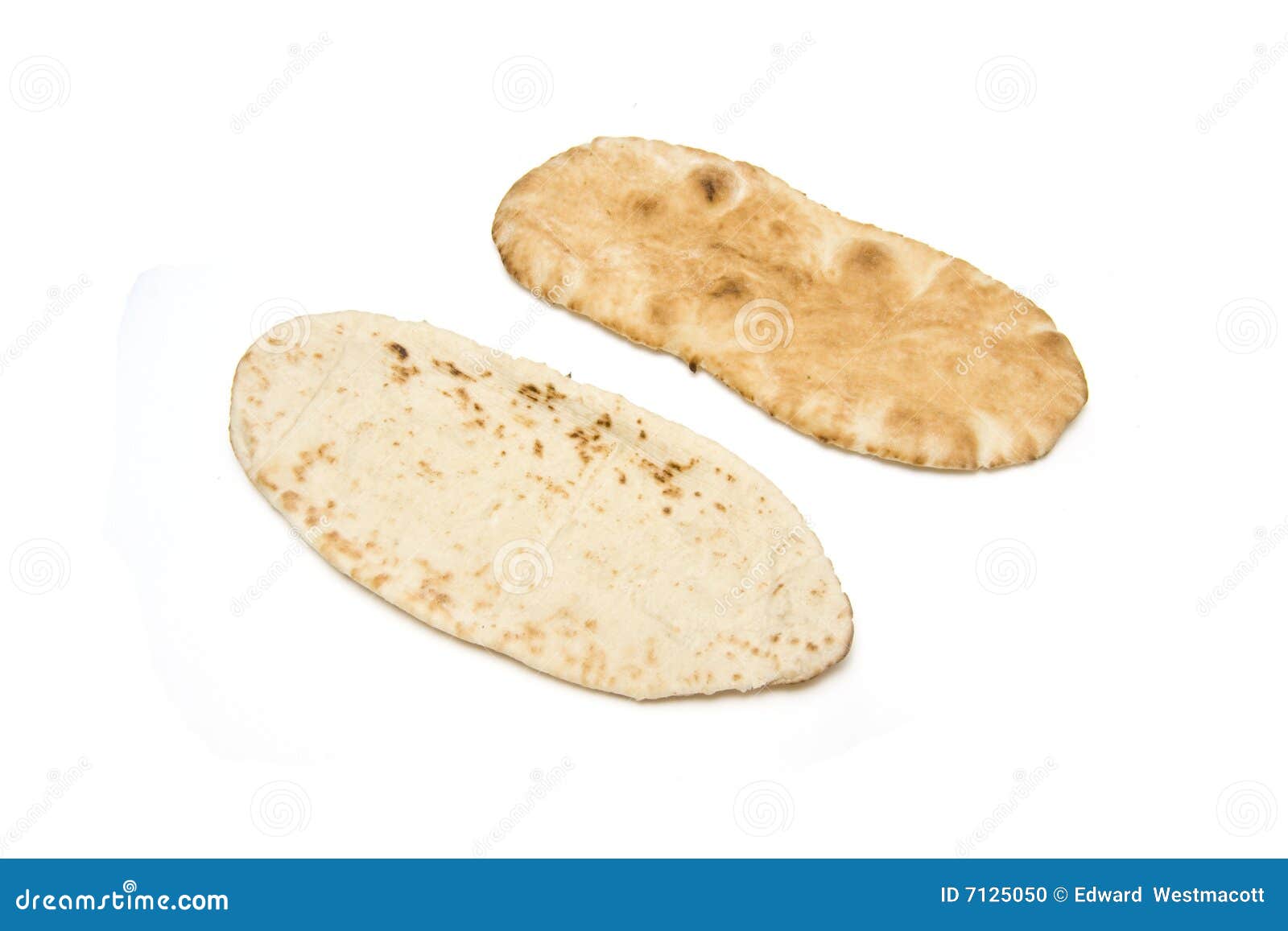 Pita Bread Isolated on White Stock Photo Image of appetizing, pieces