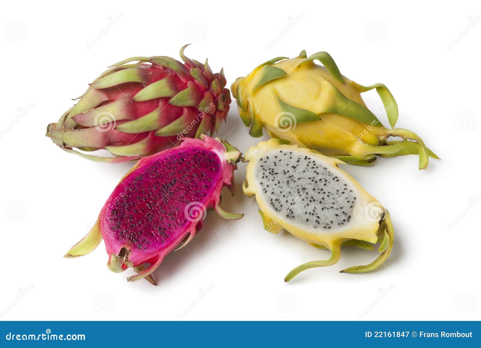 Pitaya Jaune Et Le Costa Rica Pitaya Image stock Image du nourriture