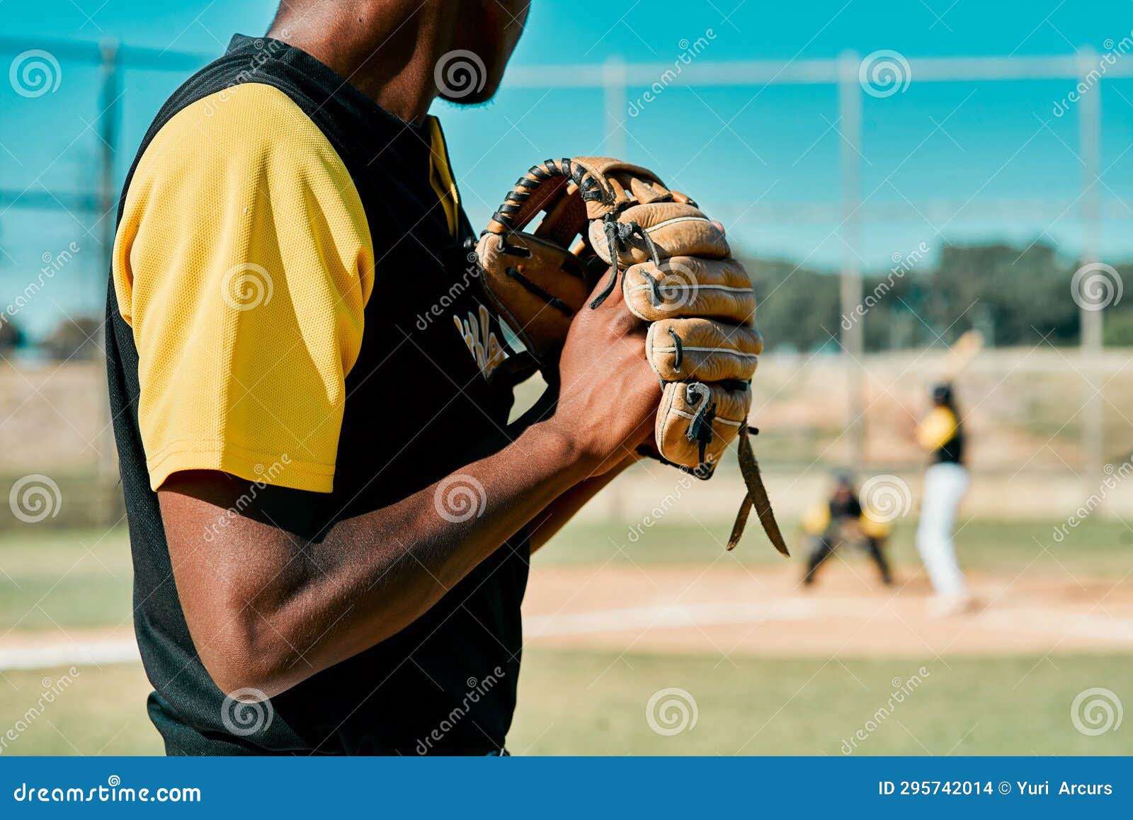 This Pitch Will Make or Break Him. a Young Baseball Player Getting