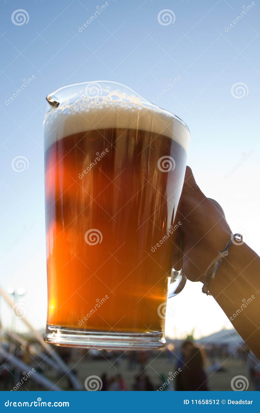 Pitcher of beer stock photo. Image of cold, alcoholism - 11658512