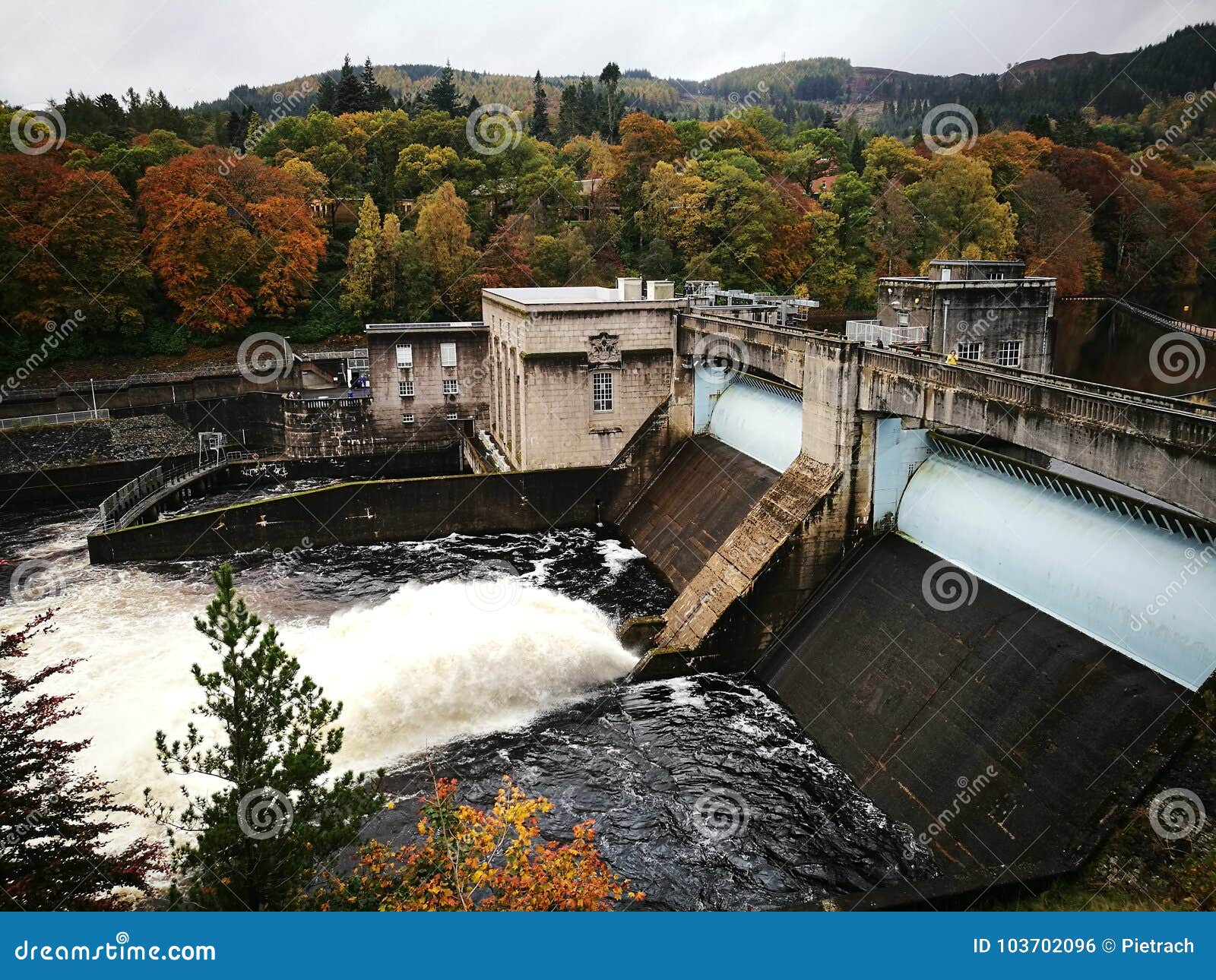 pitlochry fish ladder and dam
