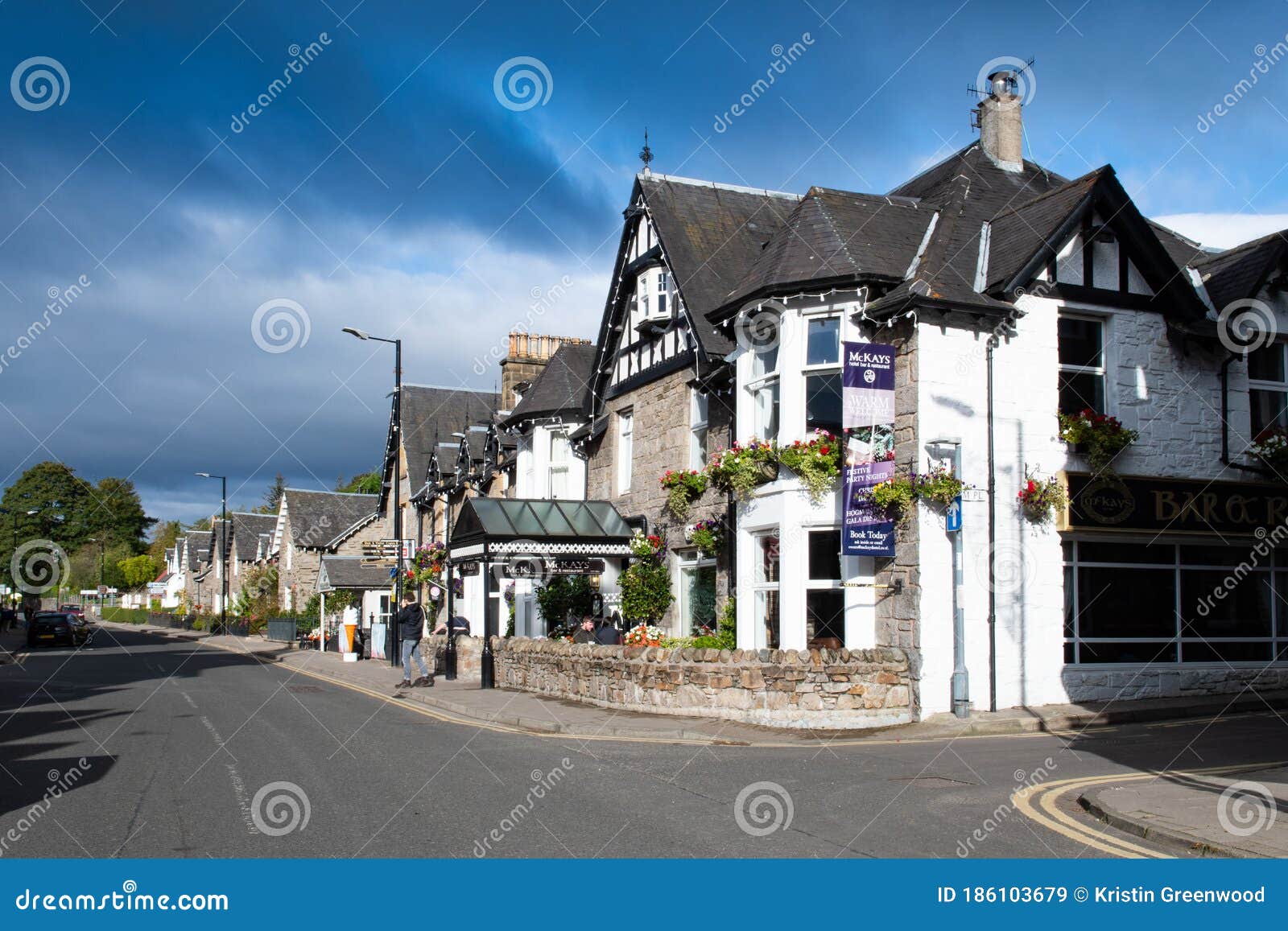 Pitlochry City Centre in Scotland Editorial Stock Image Image of pitlochry, highlands 186103679