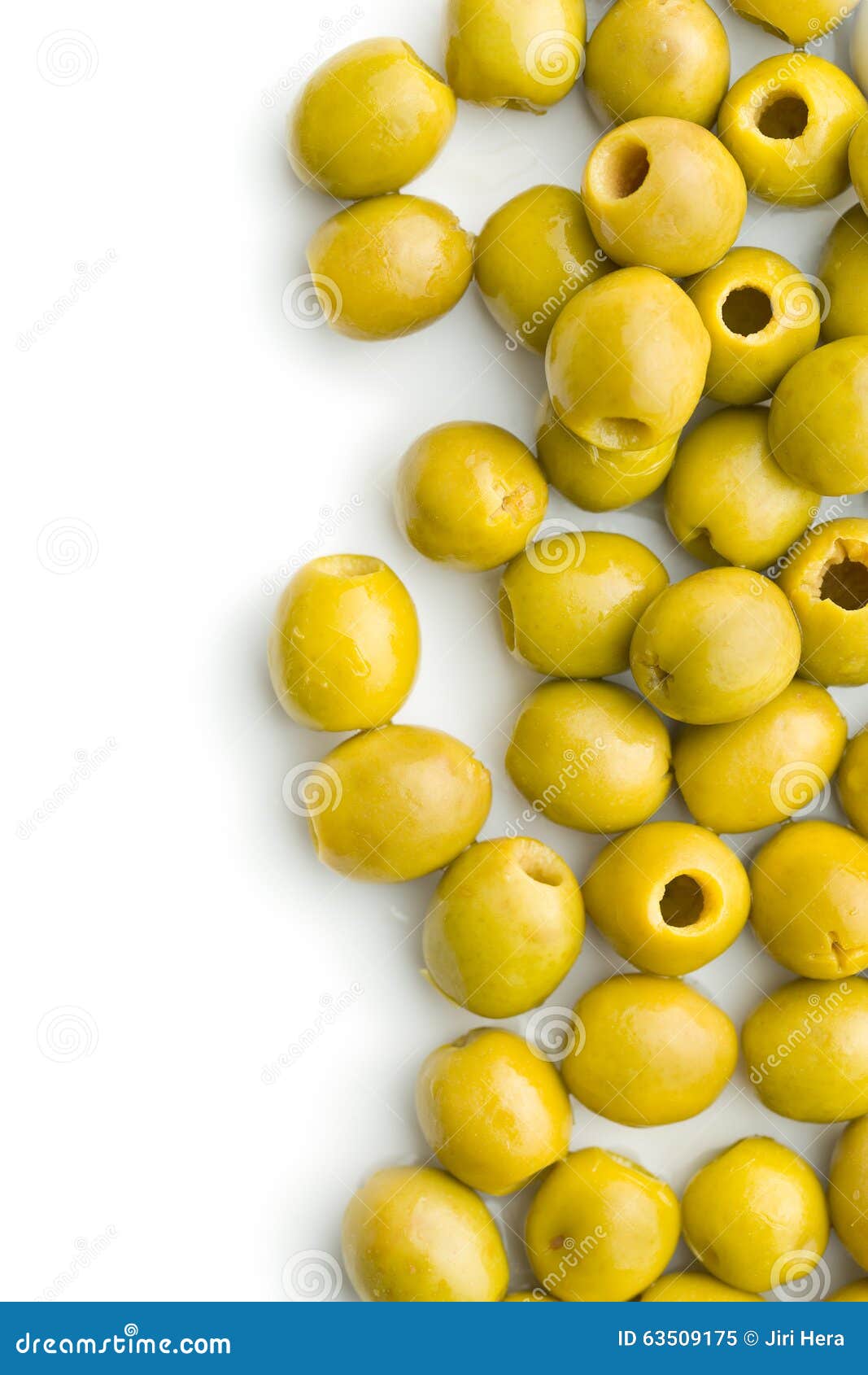 Pitted green olives stock image. Image of healthy, pitted 63509175