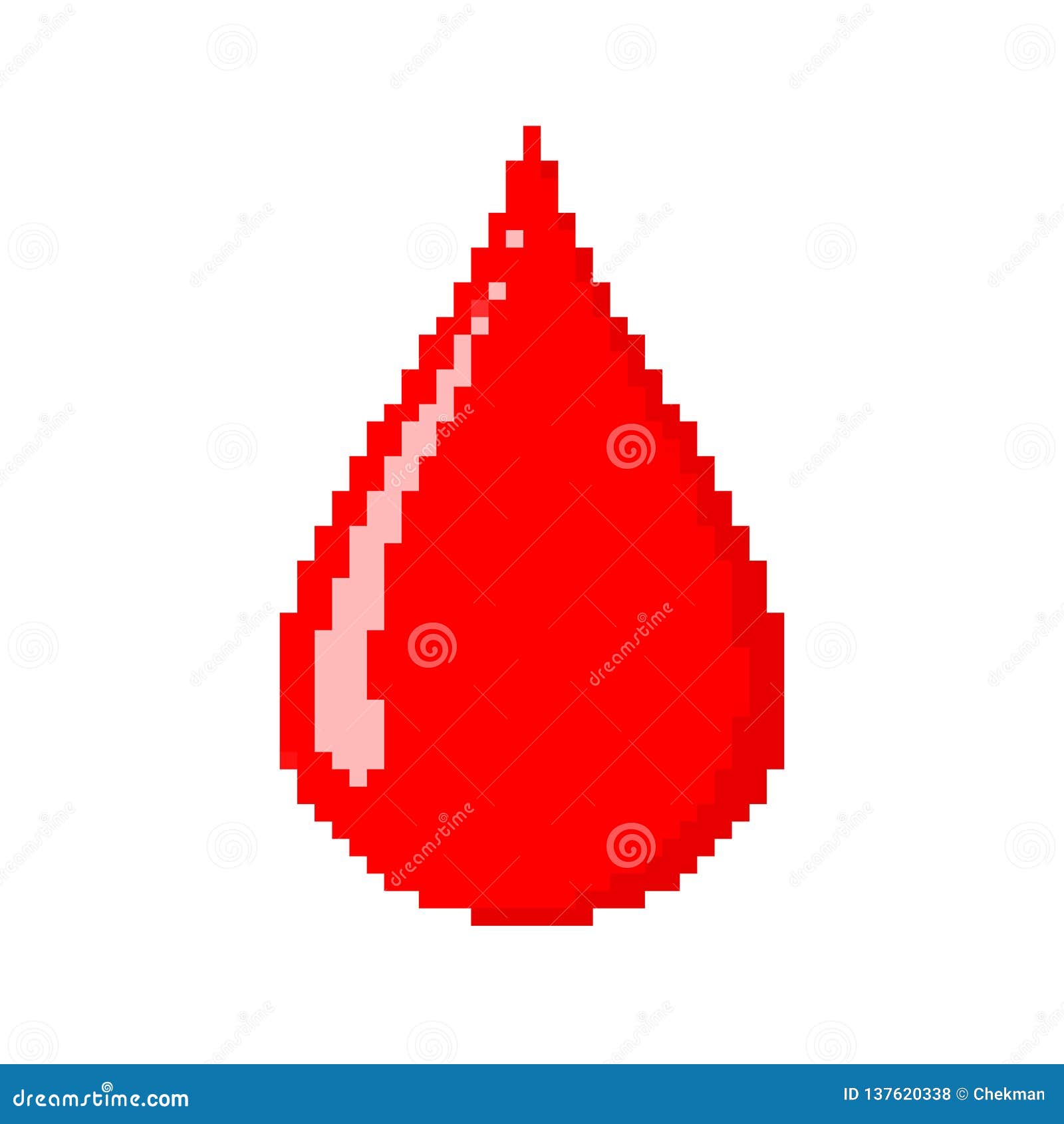 Pixel Art Vector Blood Splatter Clipart And Illustrations