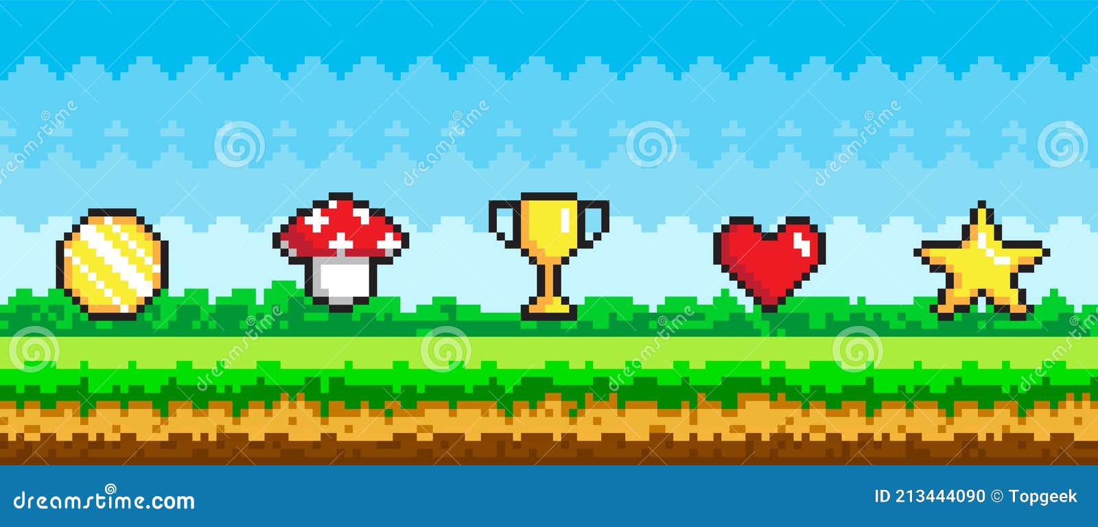 Trong thế giới game, thành tích là yếu tố quan trọng nhất giúp bạn tiến lên phía trước. Với Pixel Game Reward Object và chất lượng đồ họa sắc nét, bạn sẽ nhận được sự khích lệ cần thiết để tiếp tục chinh phục những thử thách khó khăn trong vô vàn trò chơi hấp dẫn!