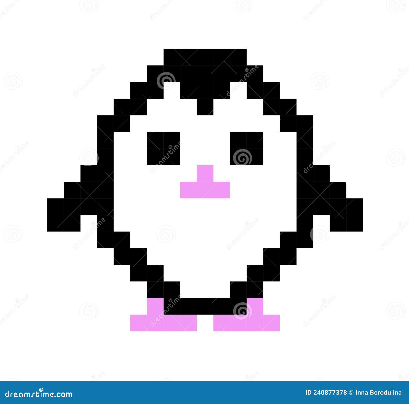 150+ Cute penguin pixel art Add some cuteness to your room decor