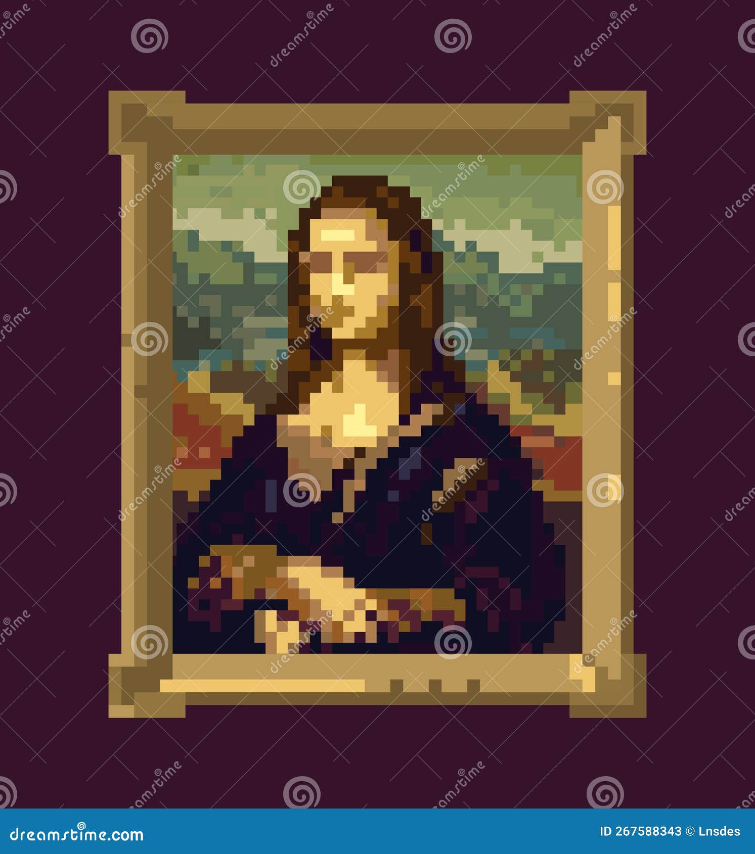 Pixel art portrait of Collection