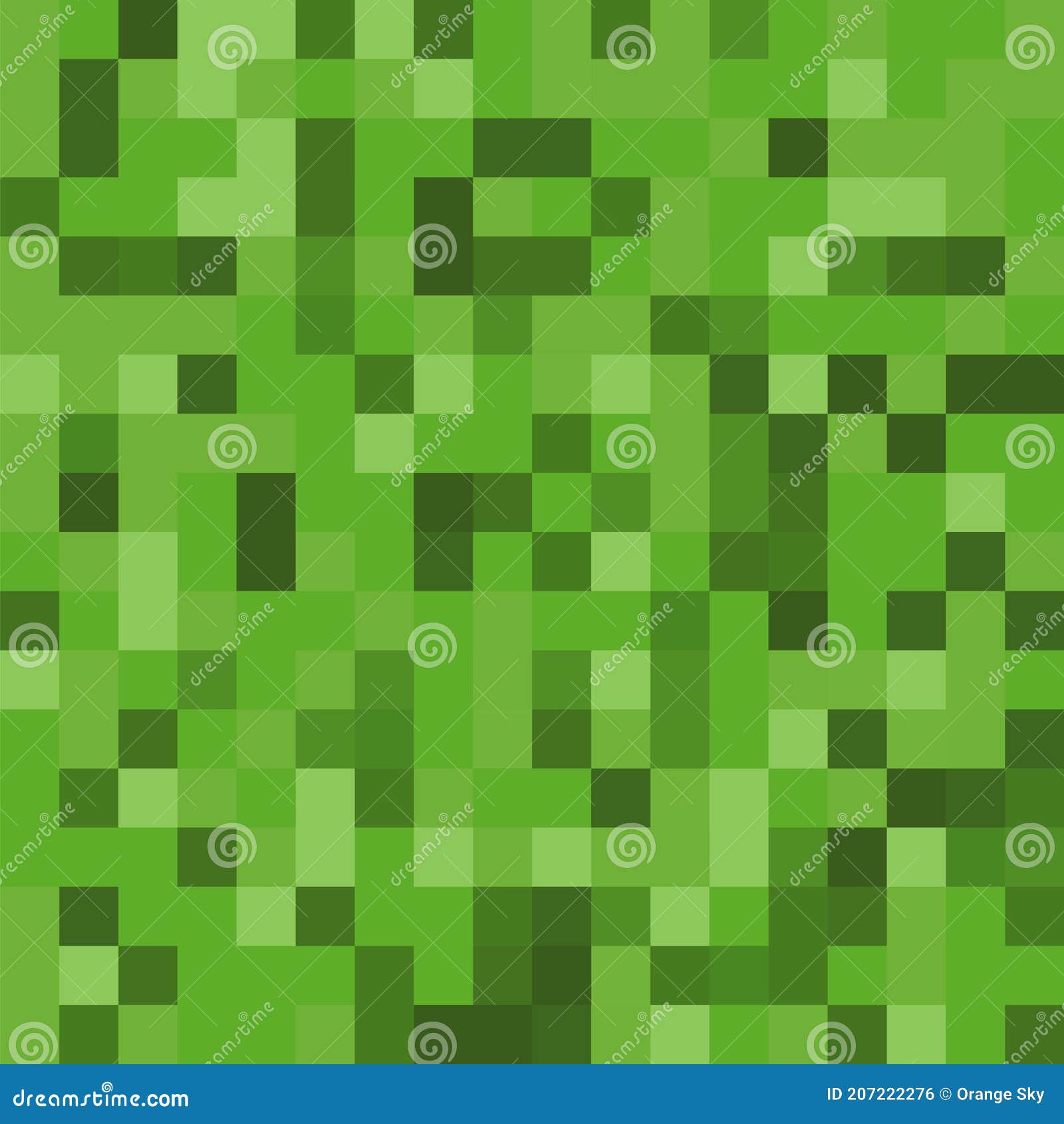 Pixel minecraft style land block background Vector Image