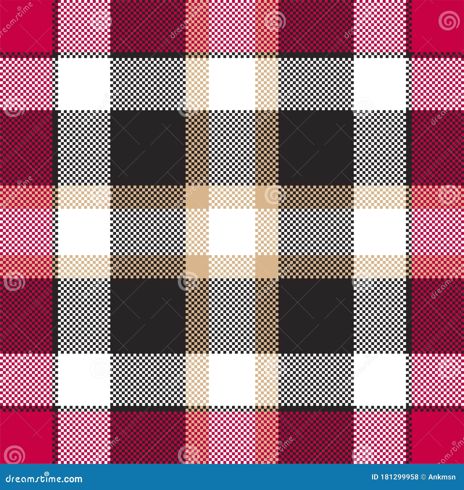 Pixel Background Vector Design. Modern Seamless Pattern Plaid. Square ...