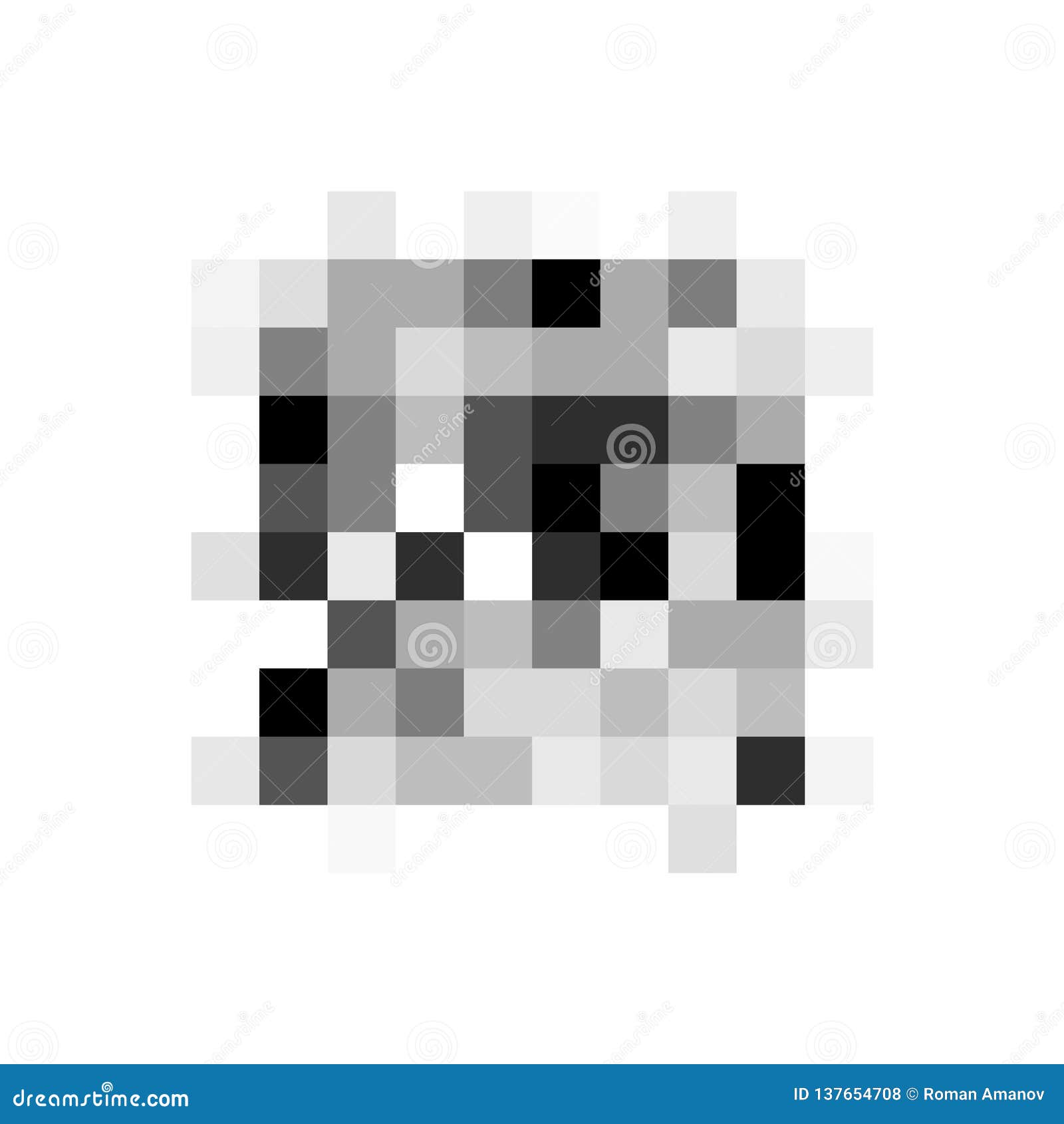 Pixel Censored Signs Black Censor Bar Concept Censorship Rectangle Stock Vector Illustration Of Decline Background