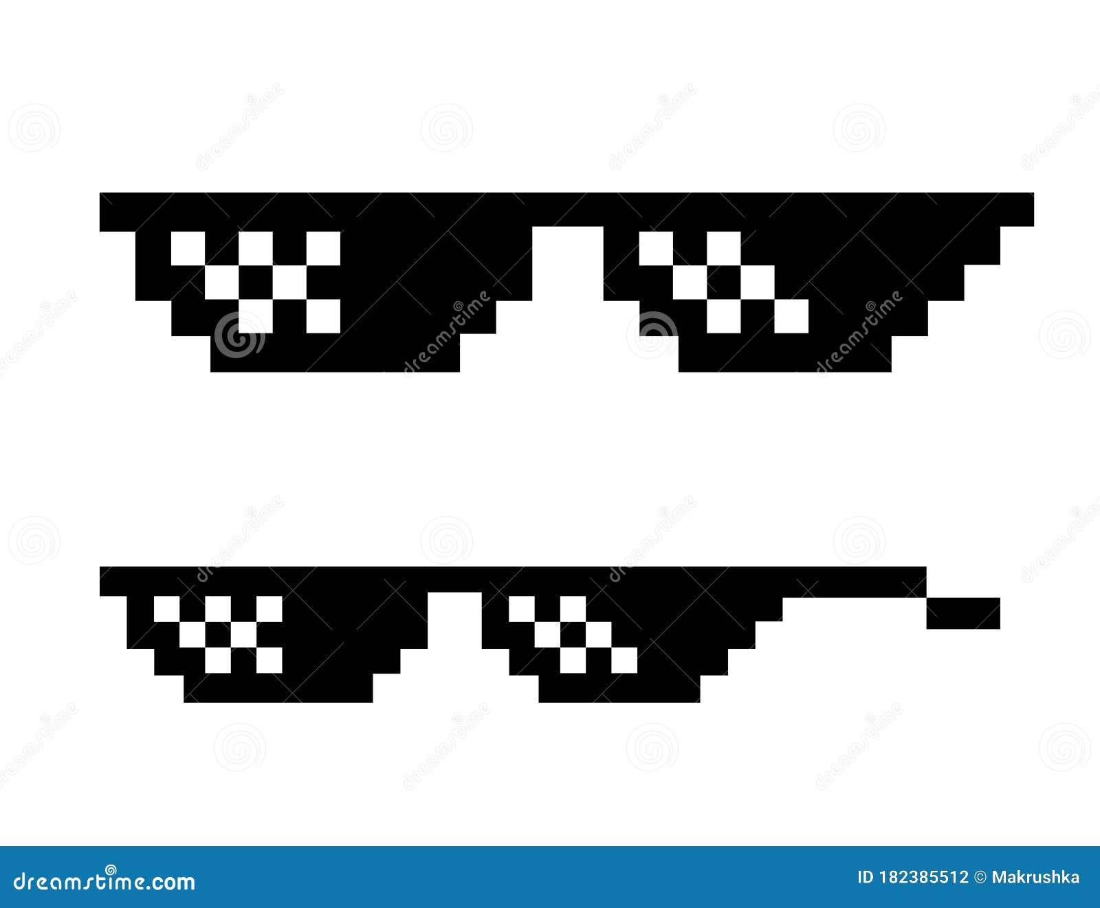 Pixel Glasses in Boss Style. Black Sunglass in 8 Bit. Eyeglass Meme in Funny Design Stock Vector - Illustration of meme, retro: 182385512 Pixel Glasses in Boss Style. Black Sunglass in 8 Bit. Eyeglass Meme in Funny Design Stock Vector - Illustration of meme, retro: 182385512