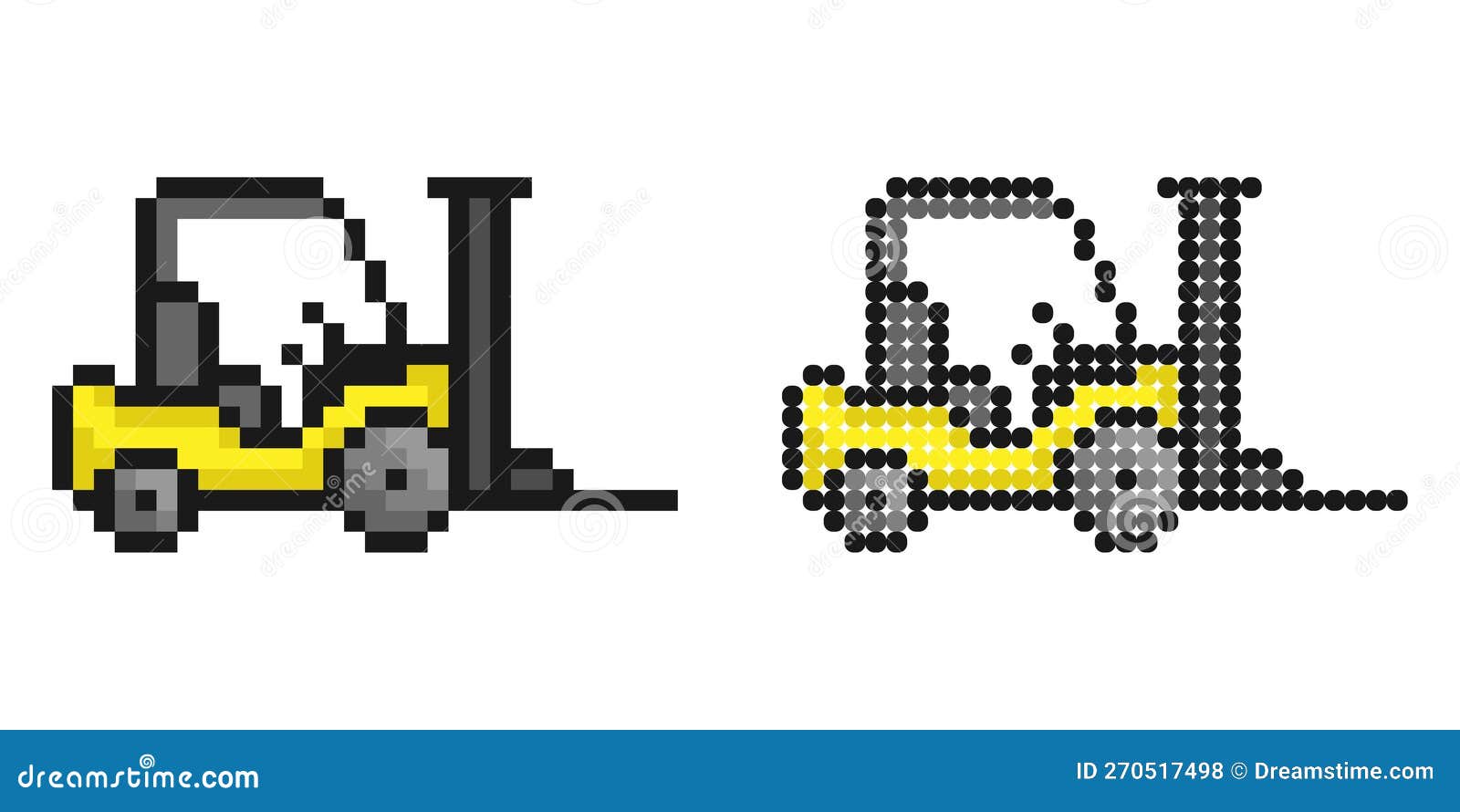 Simple Forklift Icon Stock Photography 248231810