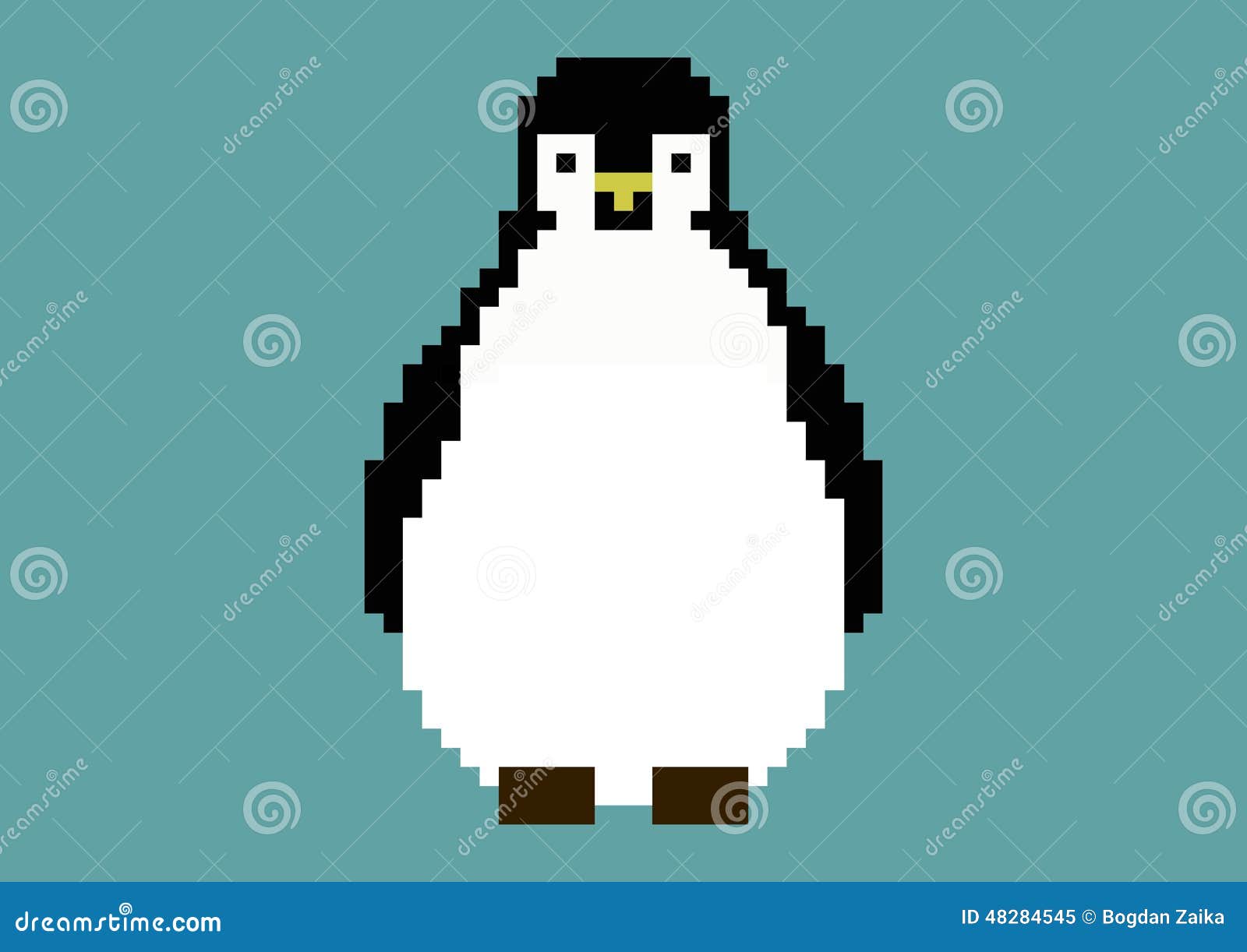 Пингвин для пикселей для 2d игр