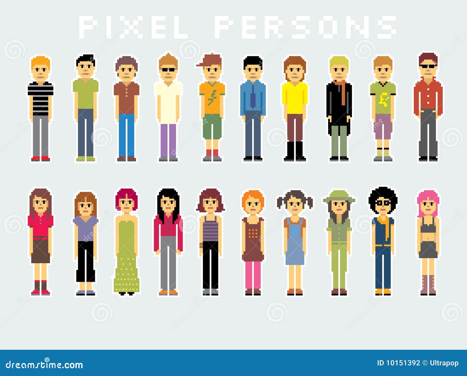Pixel People- Musicians Cartoon Vector CartoonDealer.com Pixel People- Musicians Cartoon Vector CartoonDealer.com