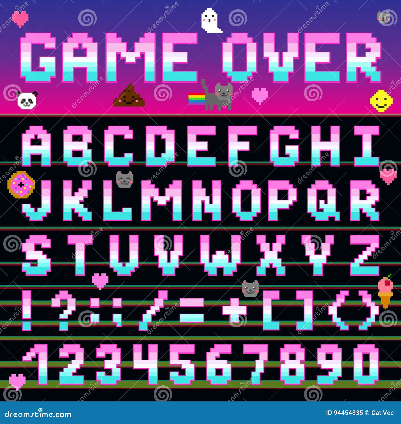 computer font numbers