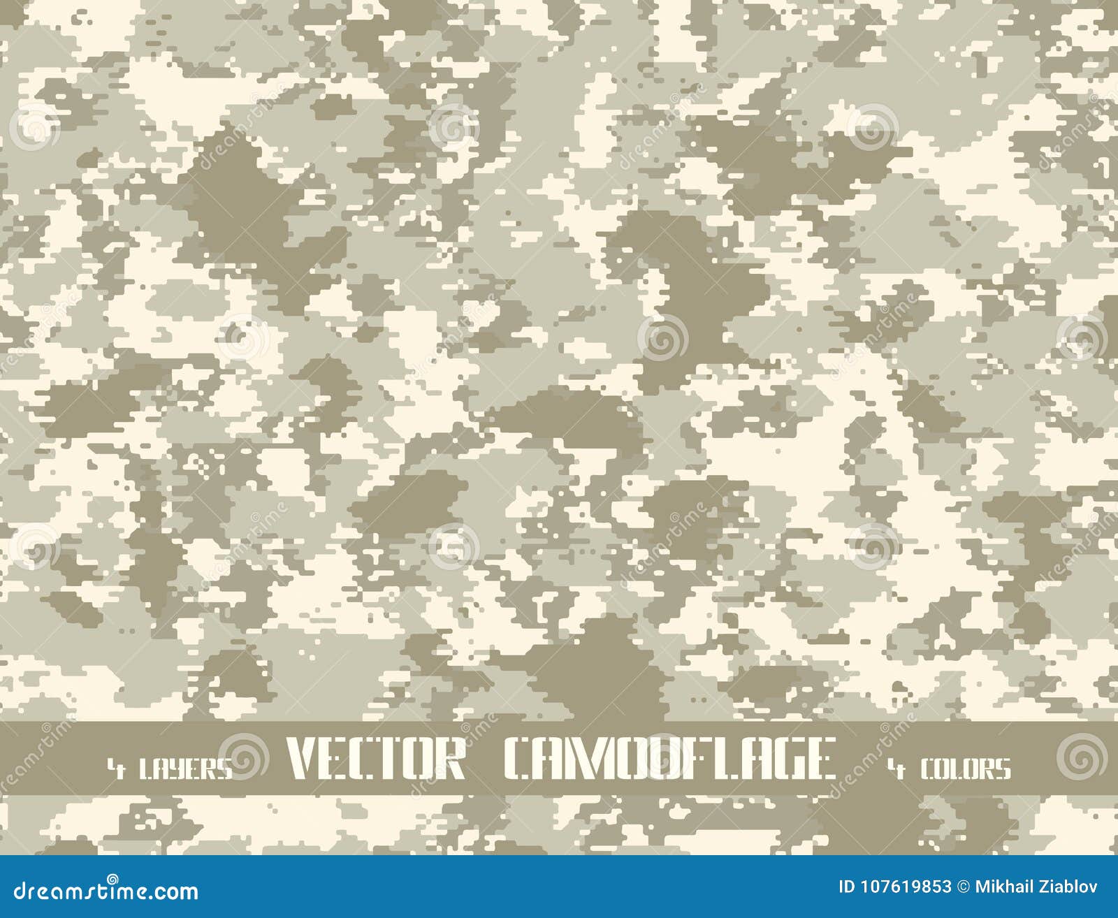 Download Pixel Vector Camouflage Background Stock Vector ...