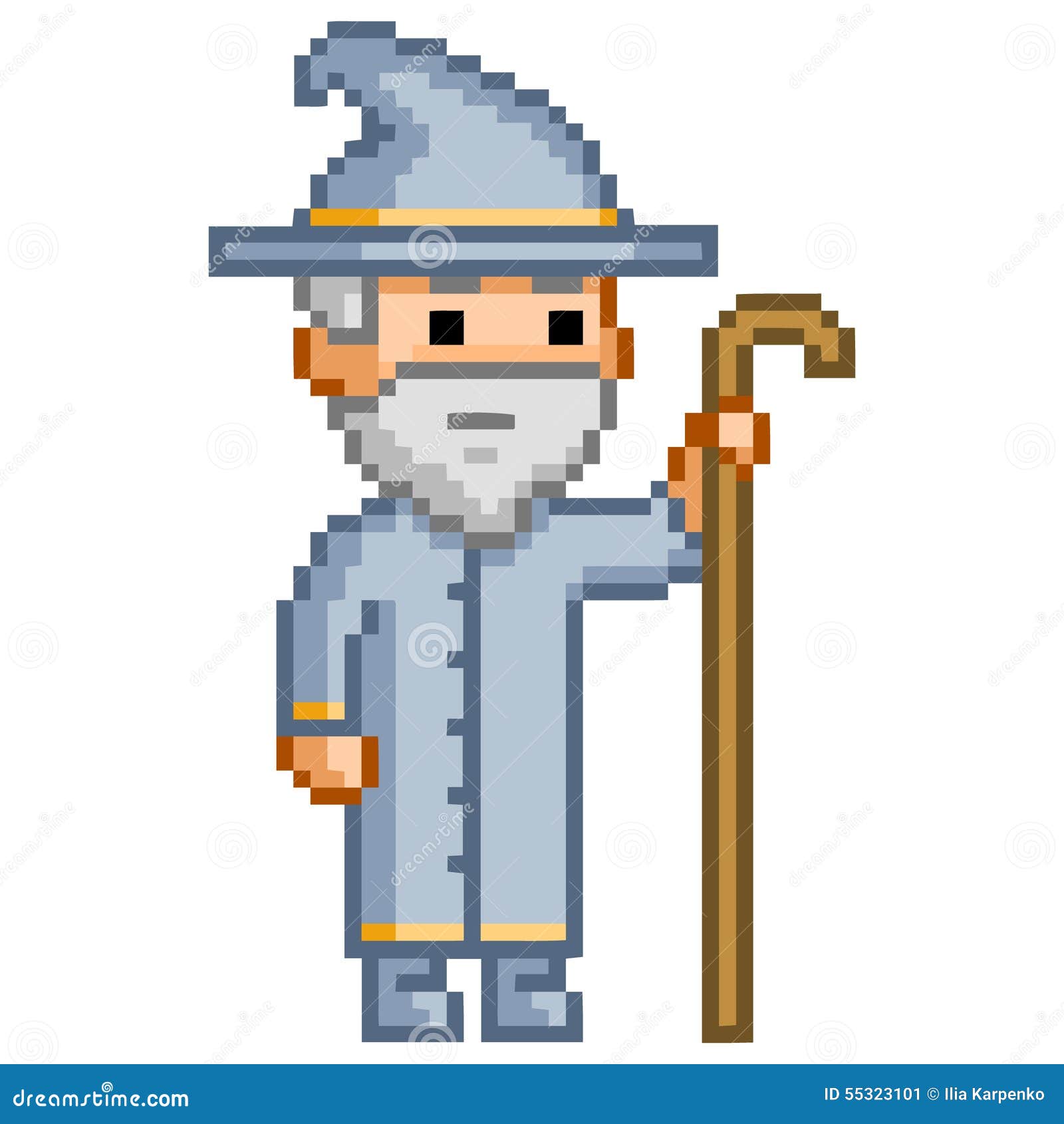 Wizard Cat Pixel Art