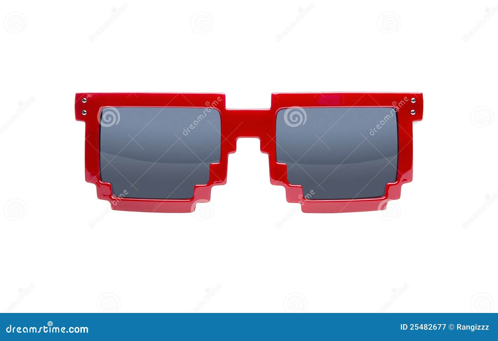 pixelated sunglasses  on white