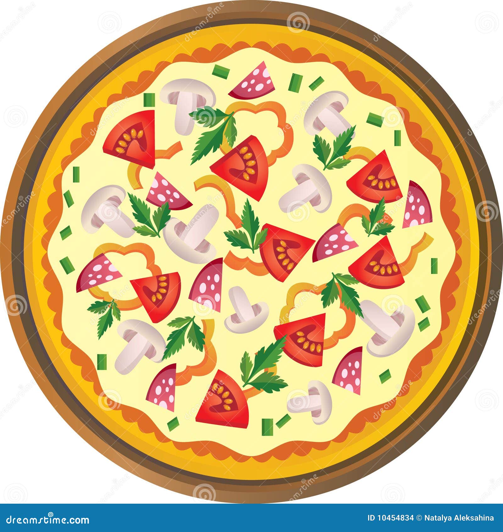 pizza margherita clipart - photo #21