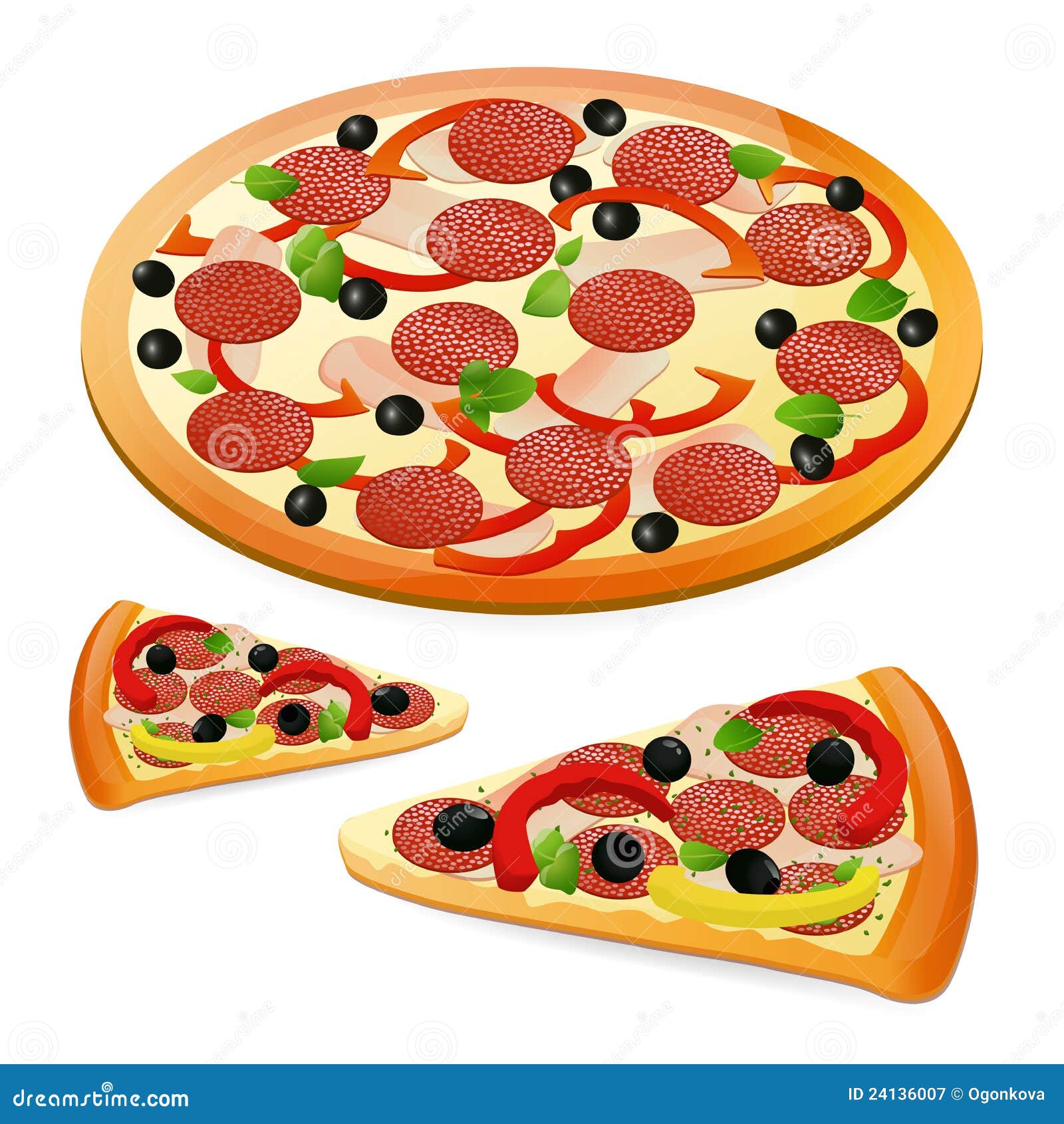 whole pizza clipart free - photo #37