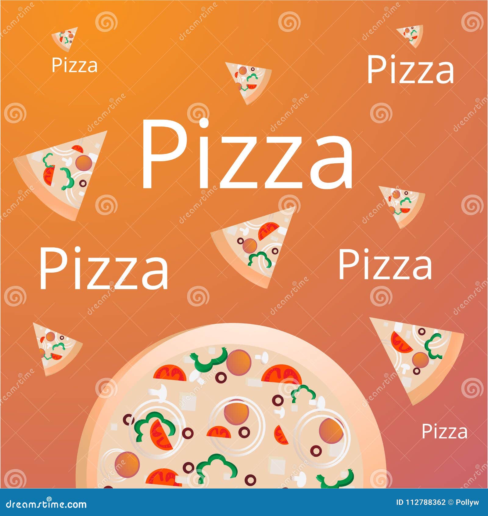 pizza background for advertising website