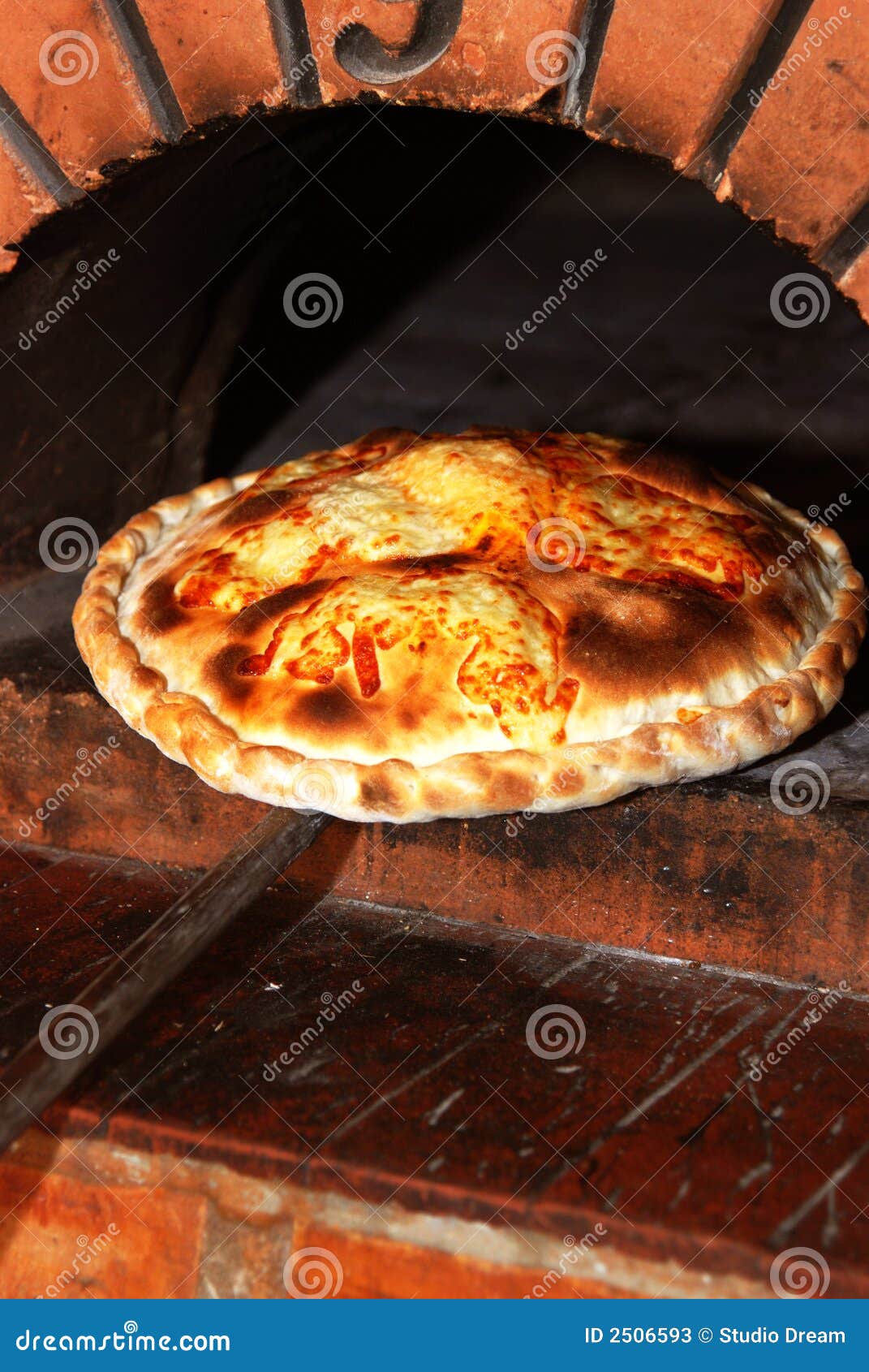 Pizza base oven stock image. Image of vertical, baked 2506593