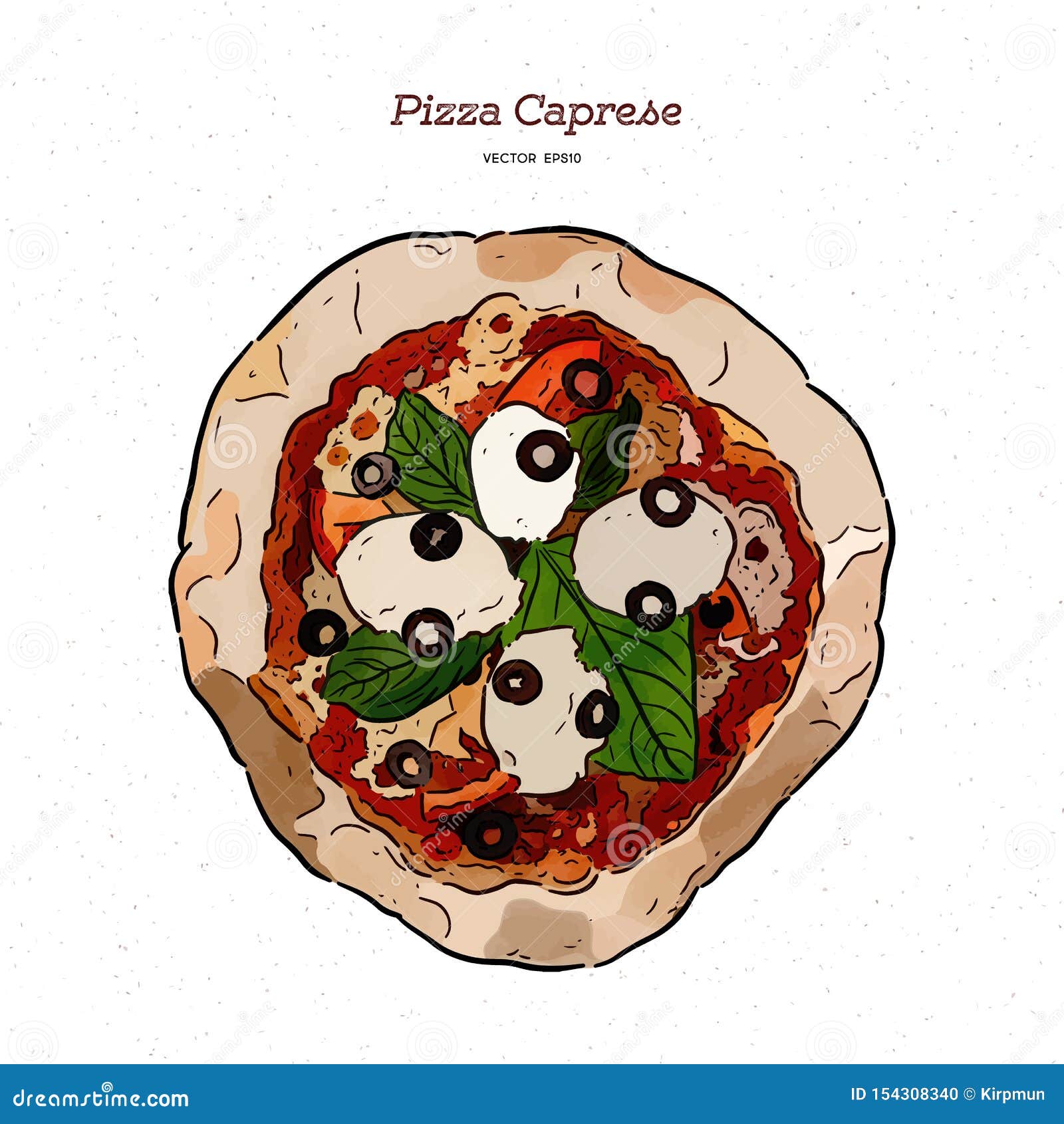 Pizza Caprese